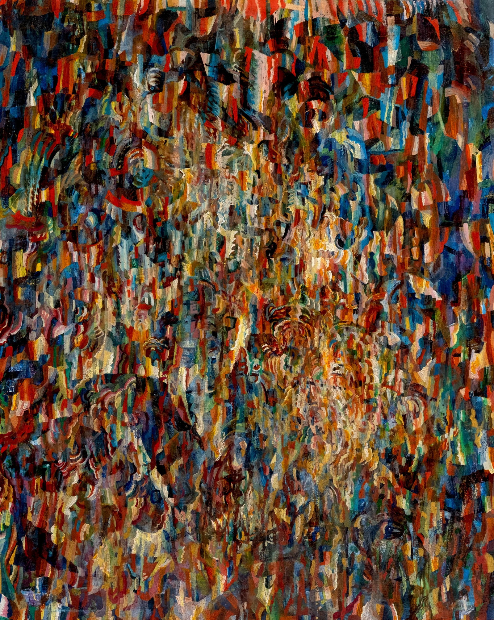Russian Avant-Garde Abstract Oil Painting (1 of 11)