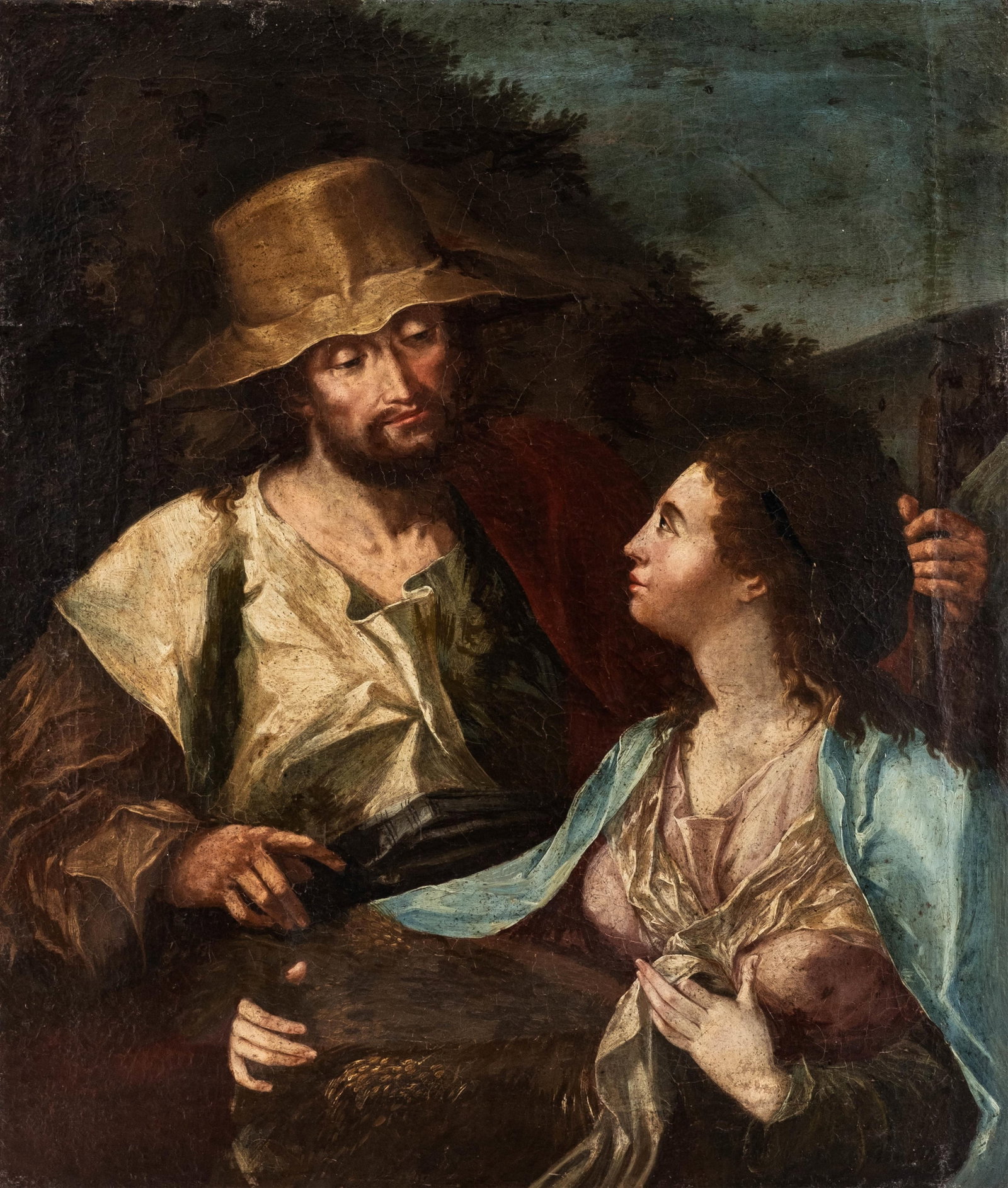 Italian School Oil on Canvas Painting, 18th Century (1 of 8)