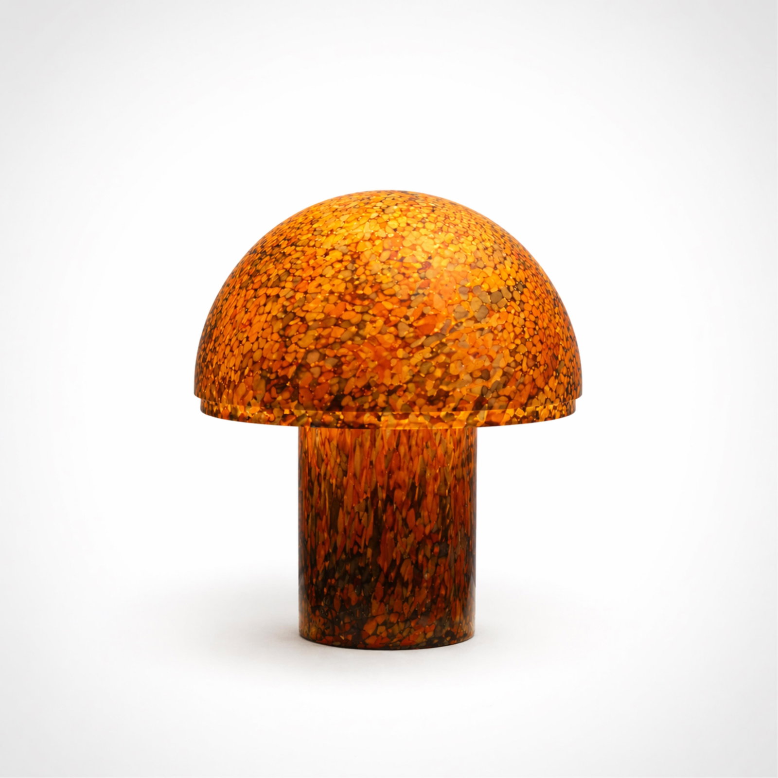 Peill & Putzler Mid-Century Art-Glass “Mushroom Table Lamp with labels, c. 1970s (1 of 16)