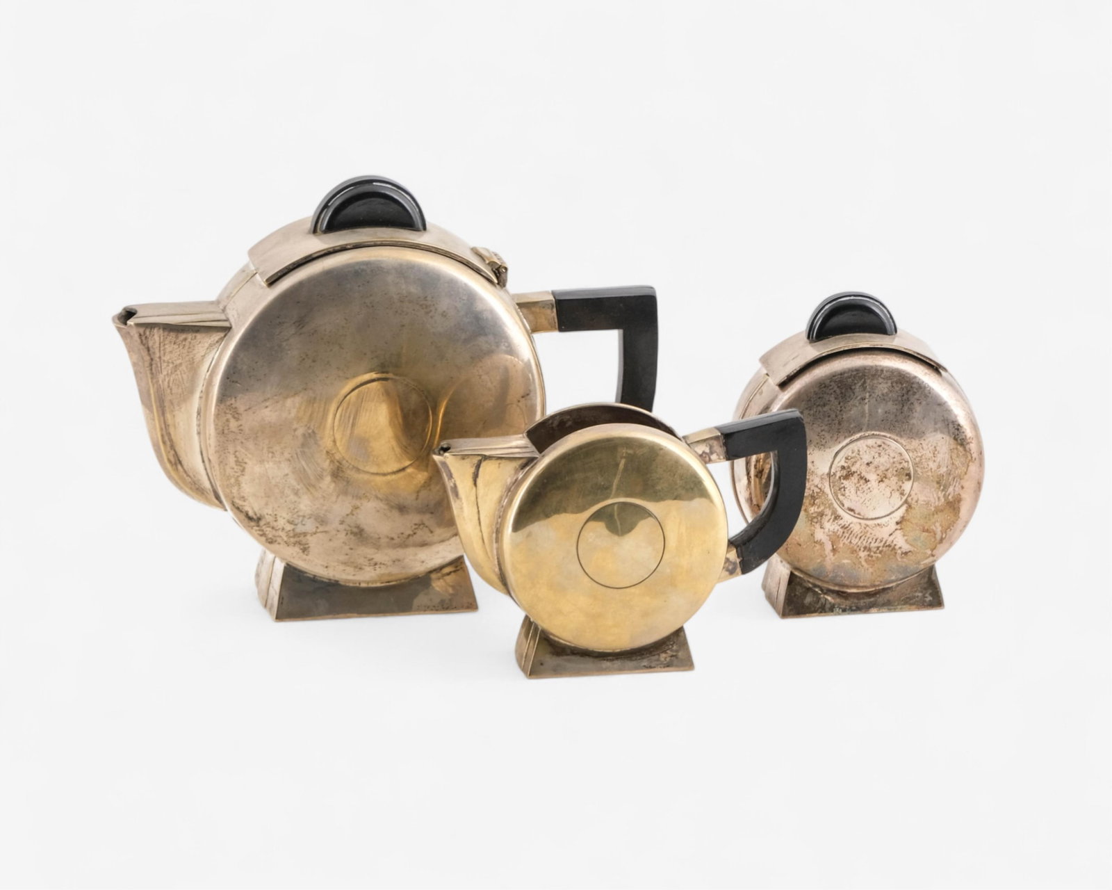 Christian Fjerdingstad Designed Iconic 3-Piece Christofle Tea Set (1 of 9)