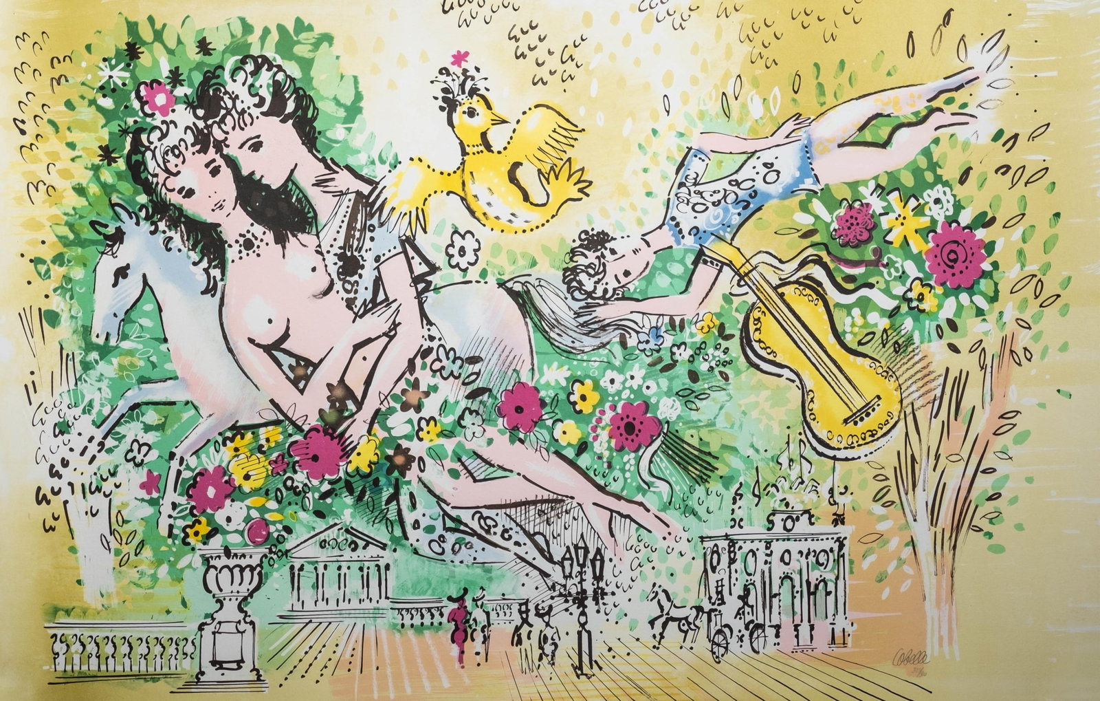 Charles Cobelle Limited Edition Pencil Signed Lithograph (1 of 6)