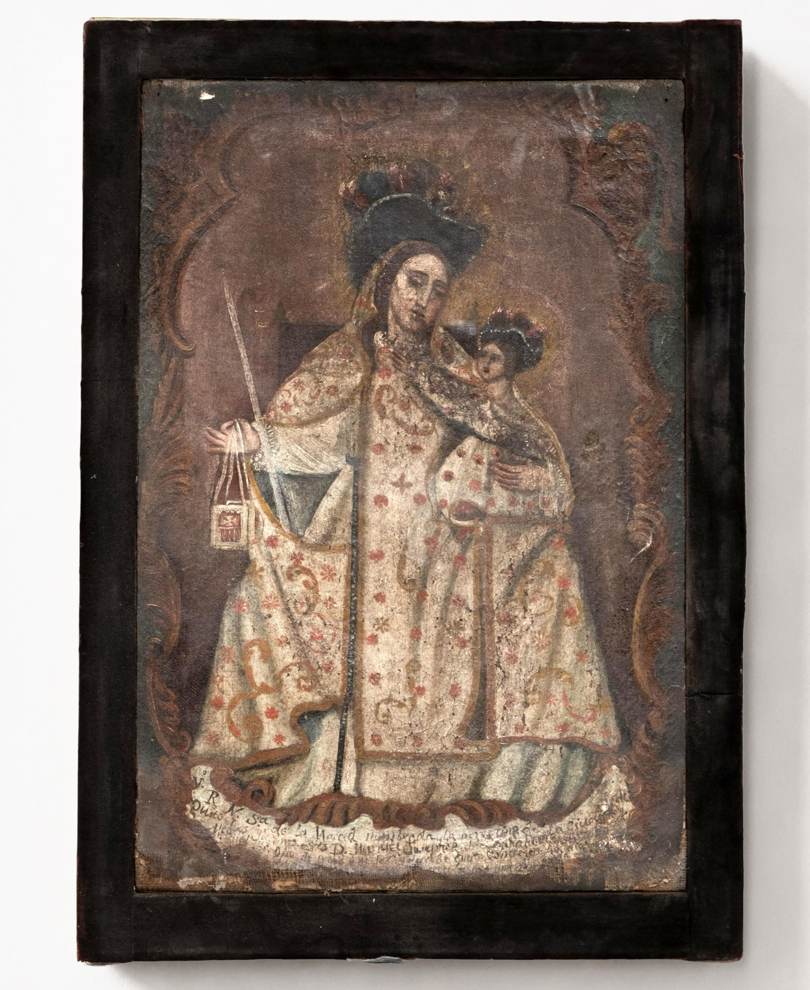 Early Cuzco School Painting, Madonna and Child (1 of 16)