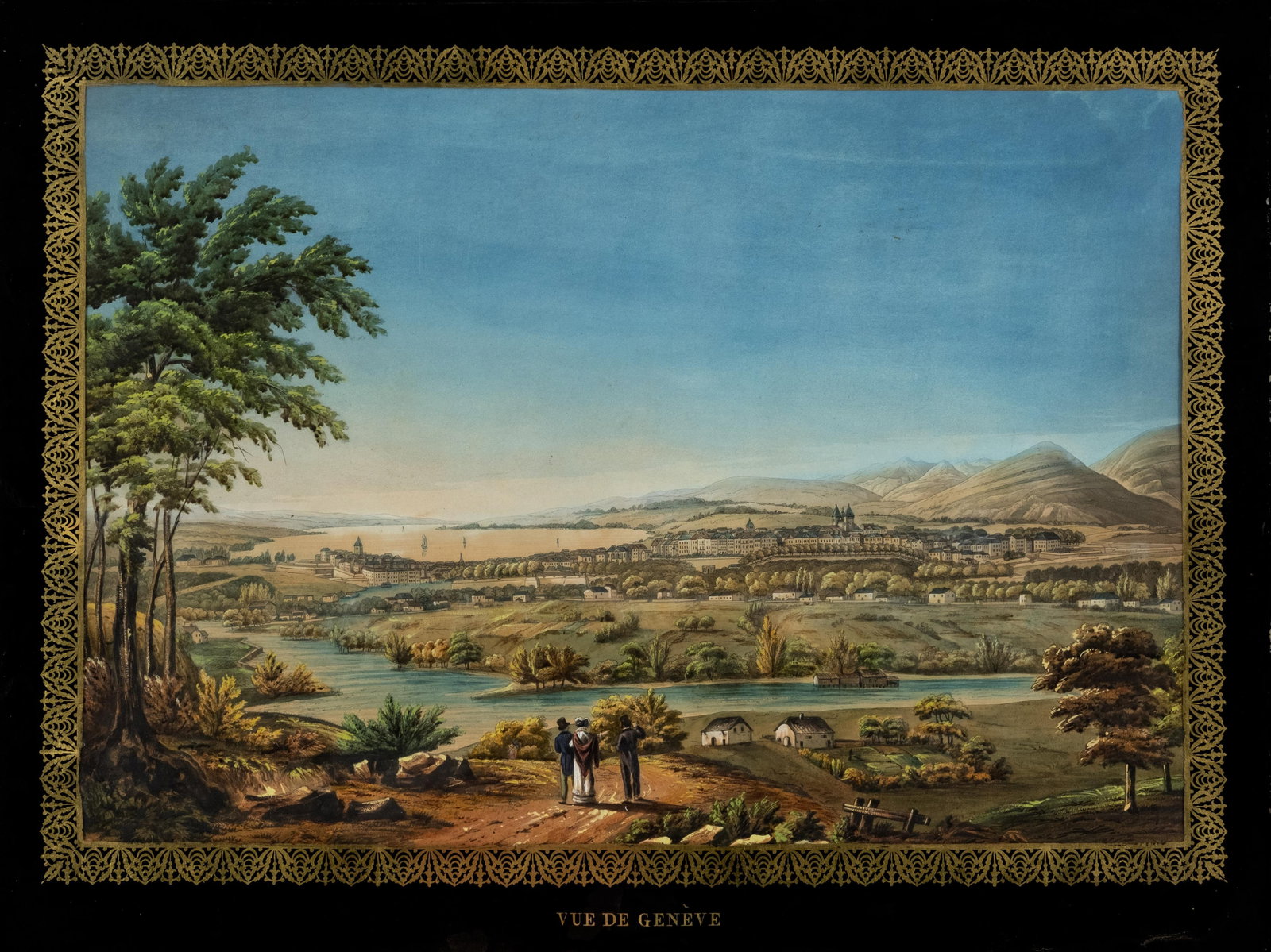 European View Of Geneva Painting, 19th Century (1 of 11)
