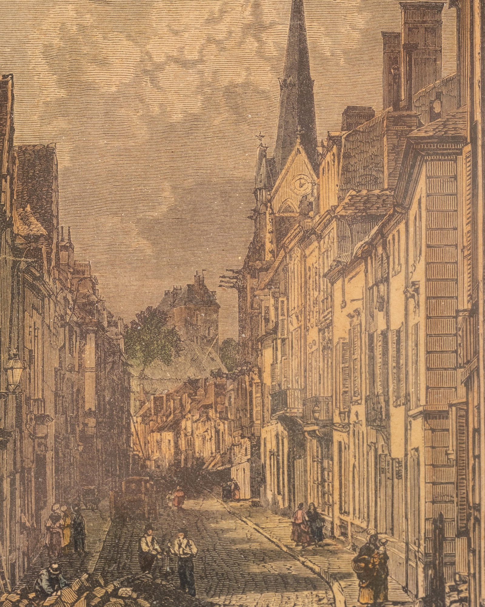 No Reserve- Three Antique French Hand-Colored Prints - 7