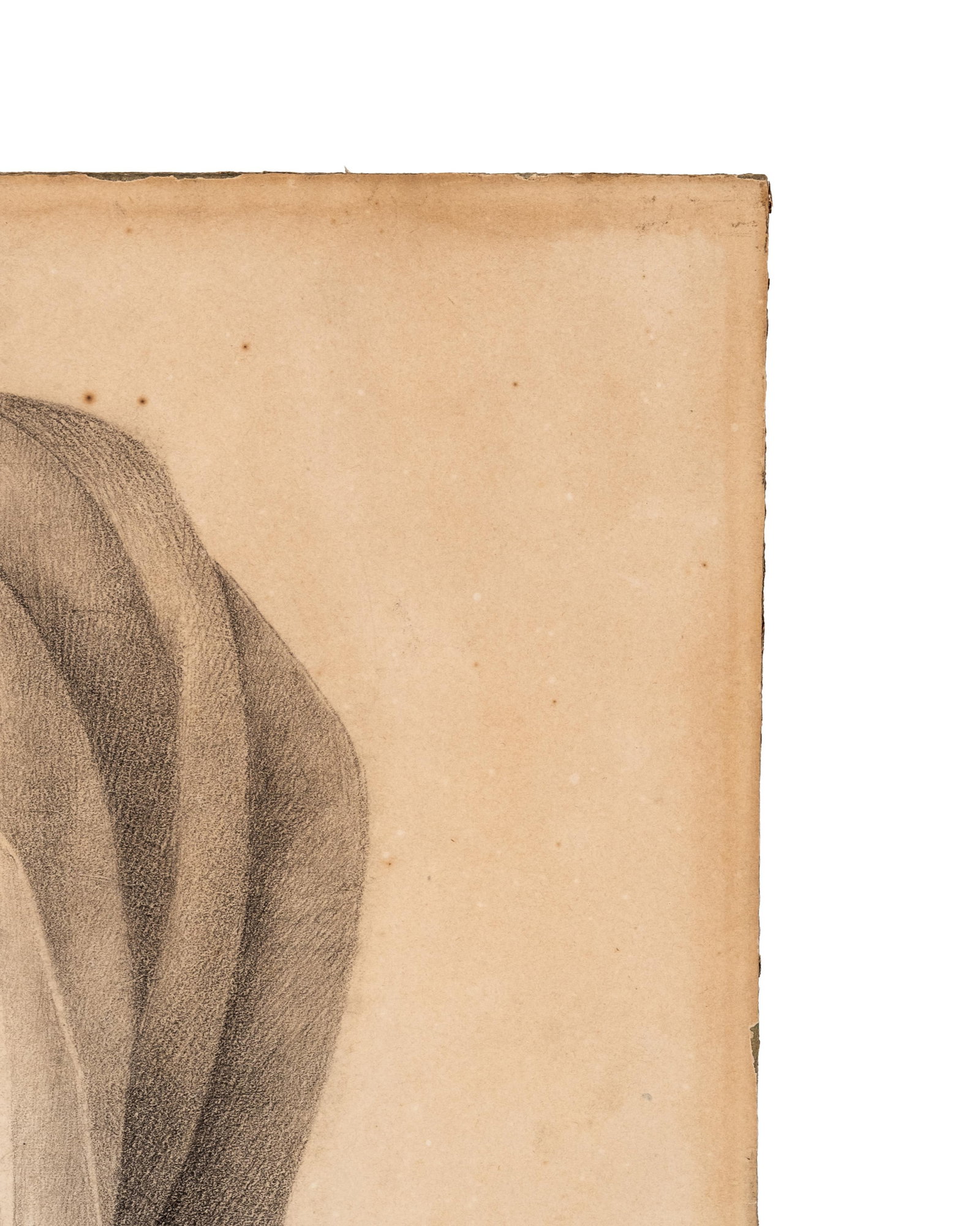 No Reserve- Eugène François Marie Joseph Deveria 19th Century French Pencil Drawing, Bust Portrait - 7