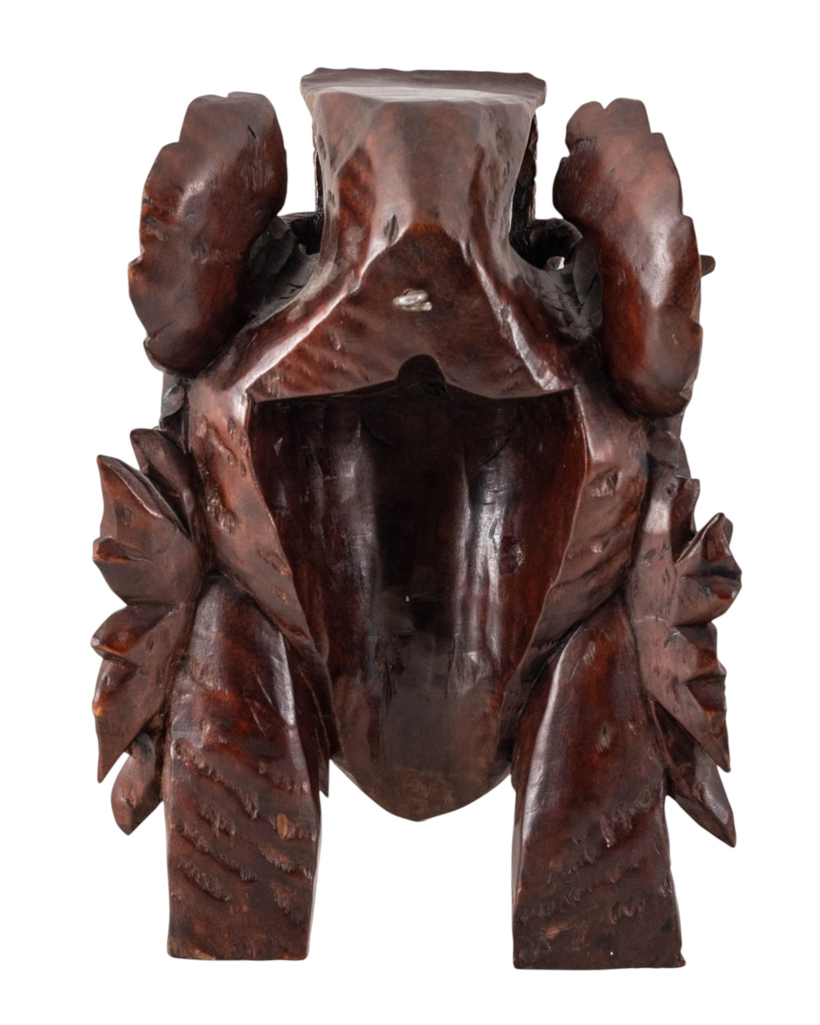 No Reserve- Southeast Asian Hardwood Carved Wall Mask of a Fertility Goddess, 19th-20th c - 7