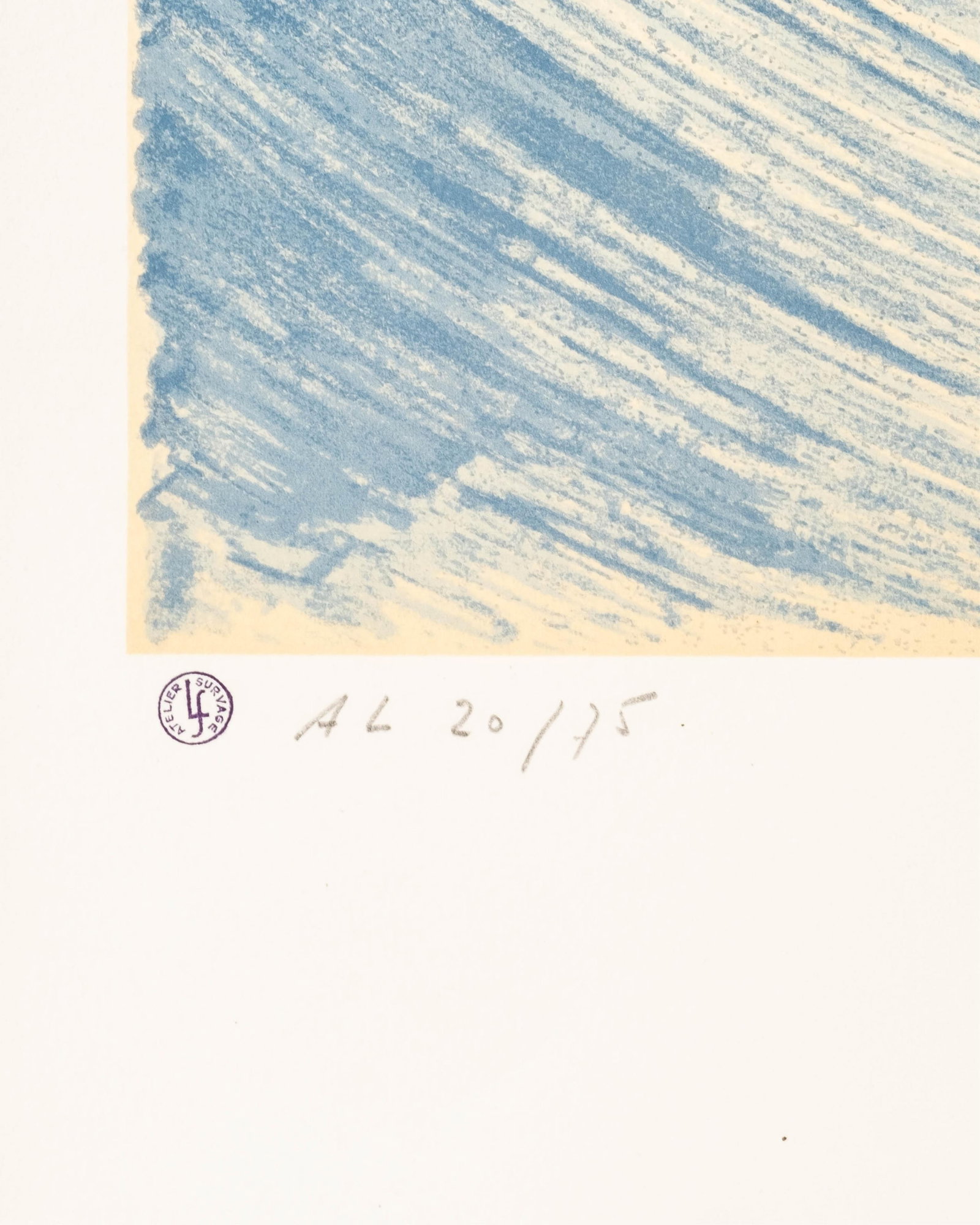 No Reserve- Léopold Survage Limited edition 20/75 litho. 1968, Pencil Signed - 5