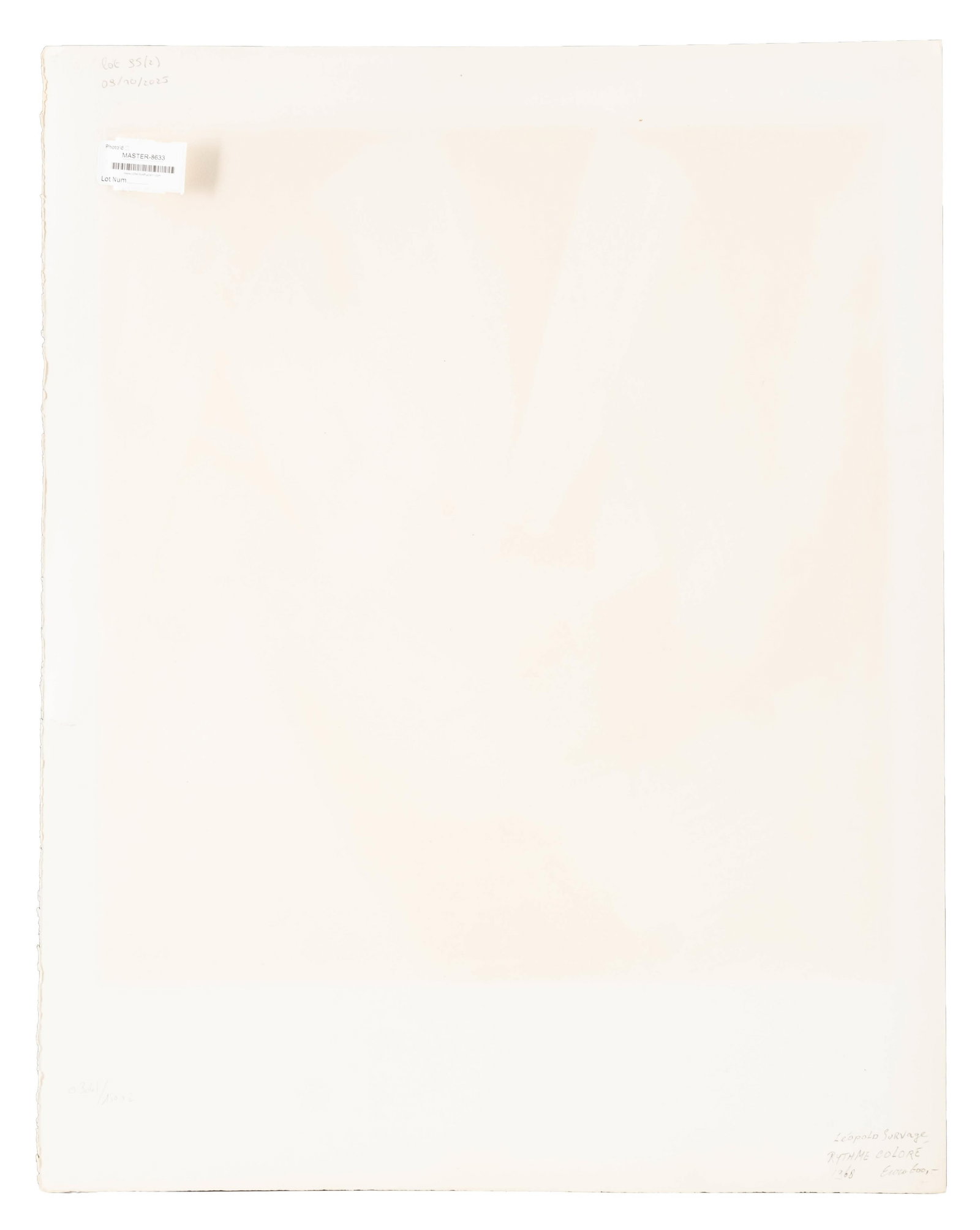 No Reserve- Léopold Survage Limited edition 20/75 litho. 1968, Pencil Signed - 8