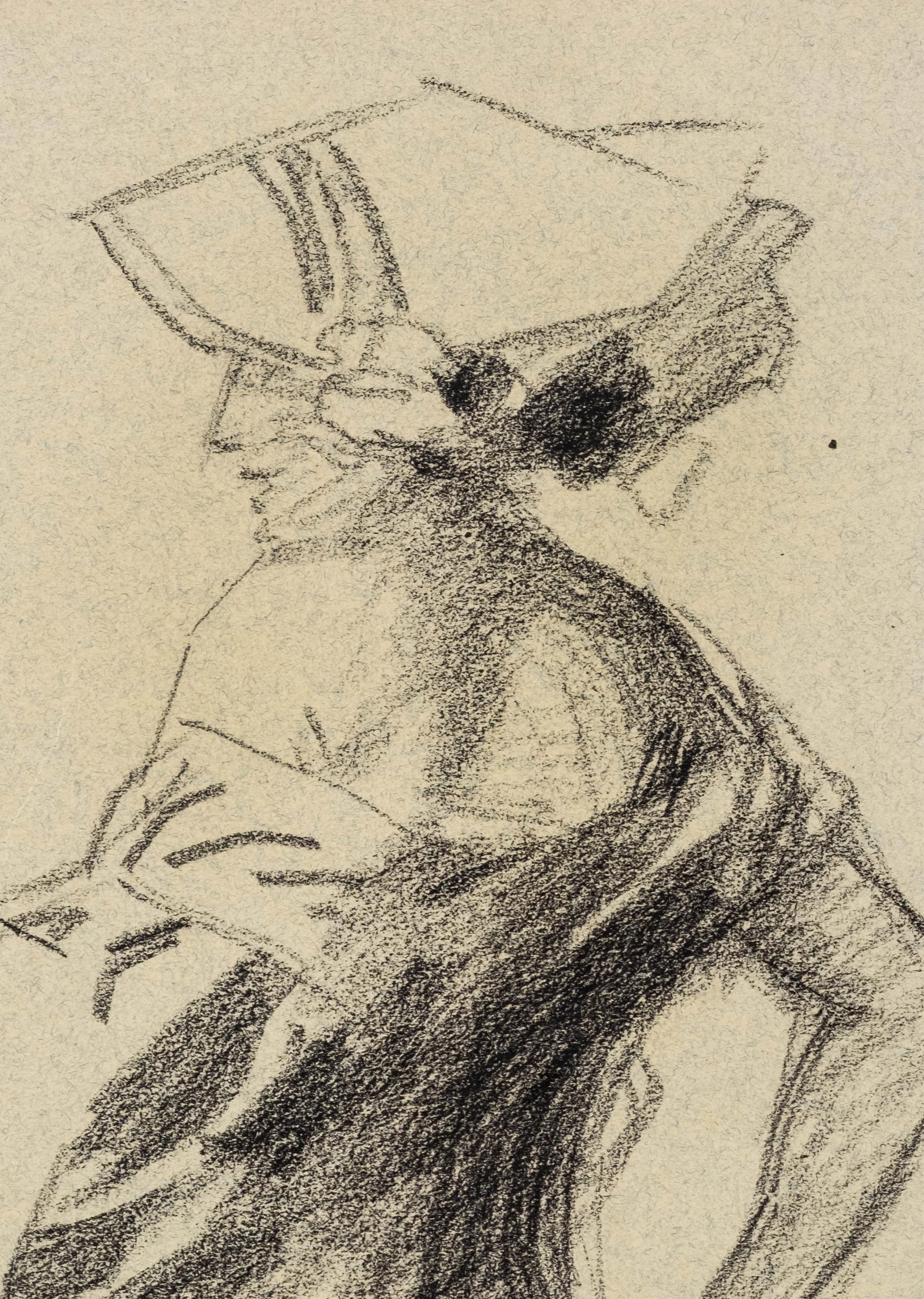 No Reserve- Jules Chéret Art Nouveau Drawing Of A Woman Holding A Figurine, hand Signed - 5