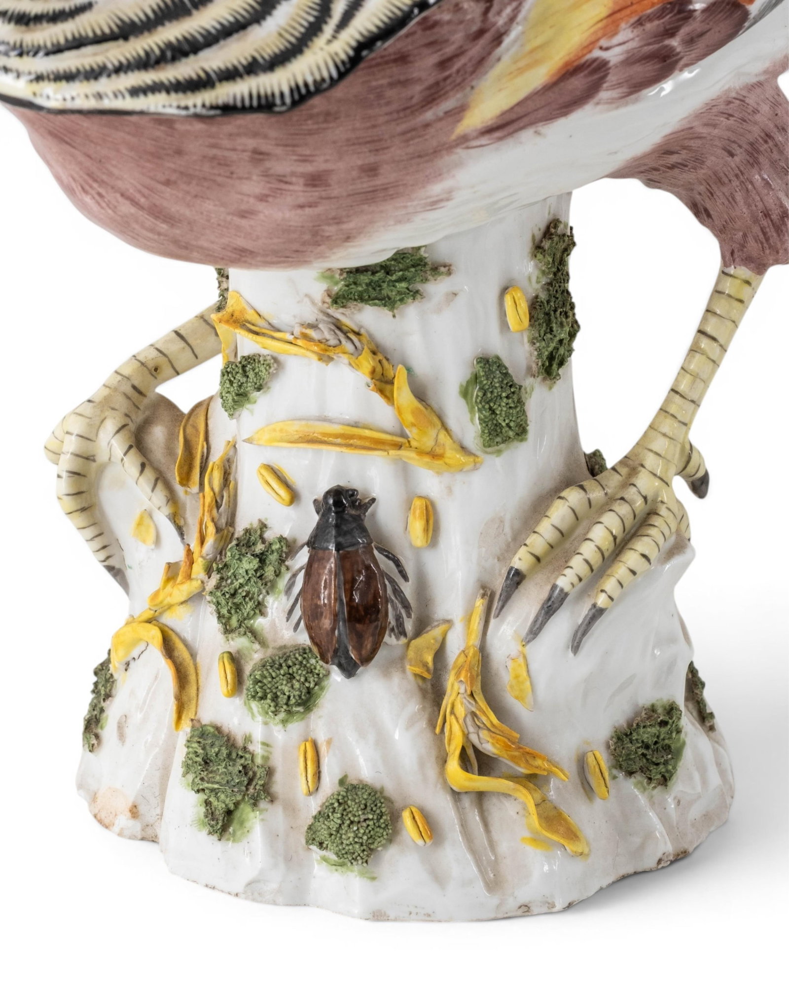 No Reserve- 19th Century Meissen Porcelain Golden Pheasant Figure - 10