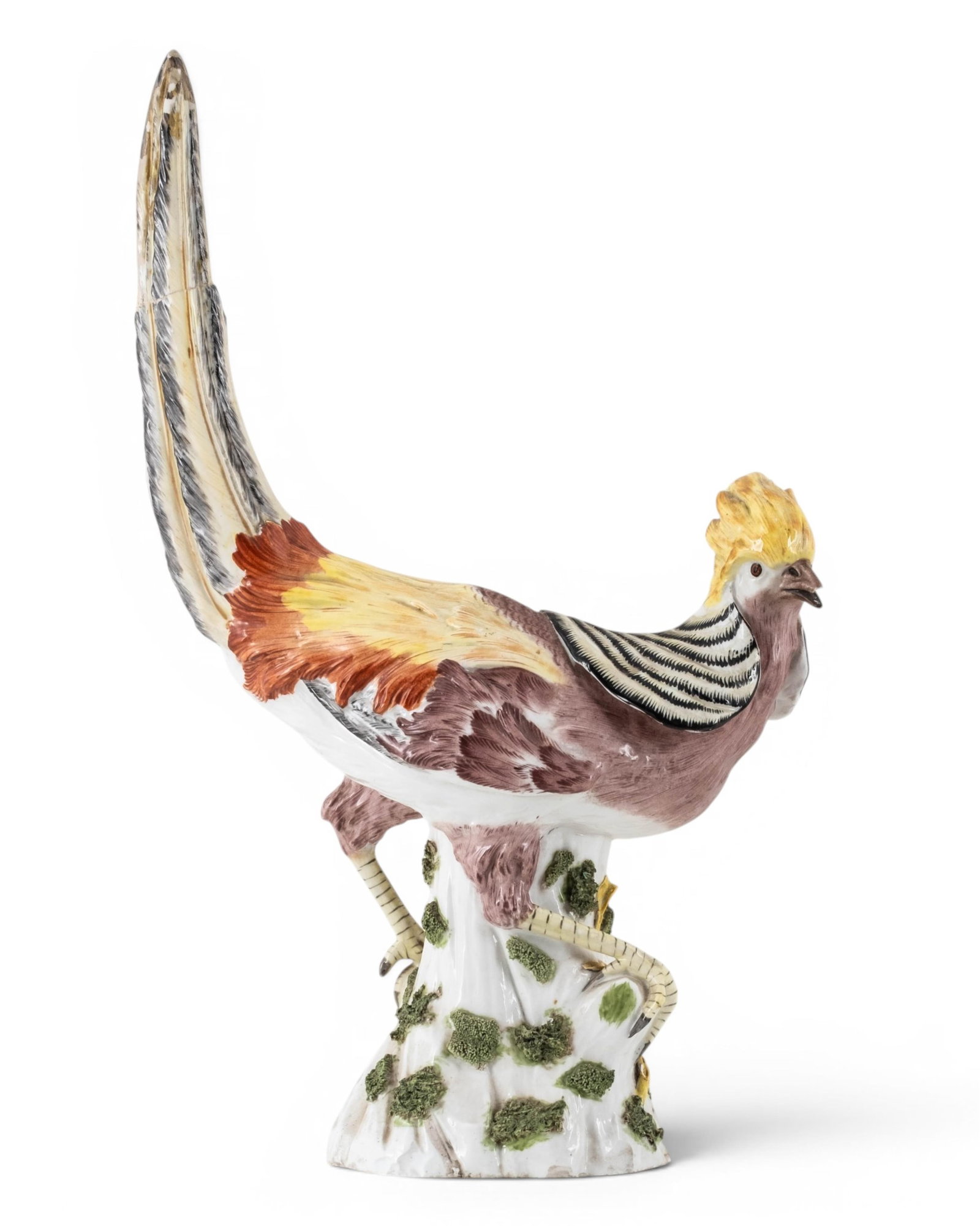 No Reserve- 19th Century Meissen Porcelain Golden Pheasant Figure (1 of 12)
