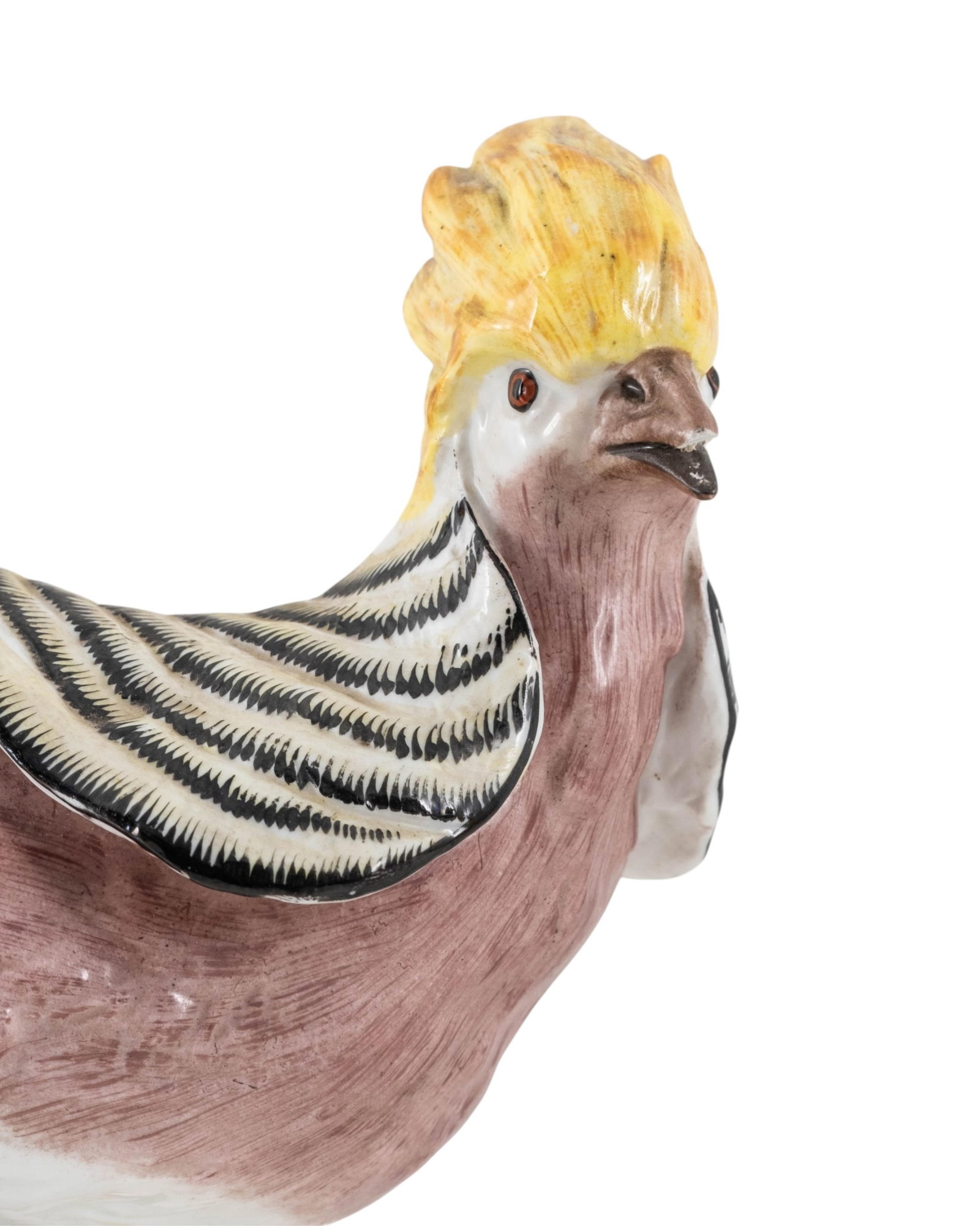 No Reserve- 19th Century Meissen Porcelain Golden Pheasant Figure - 4