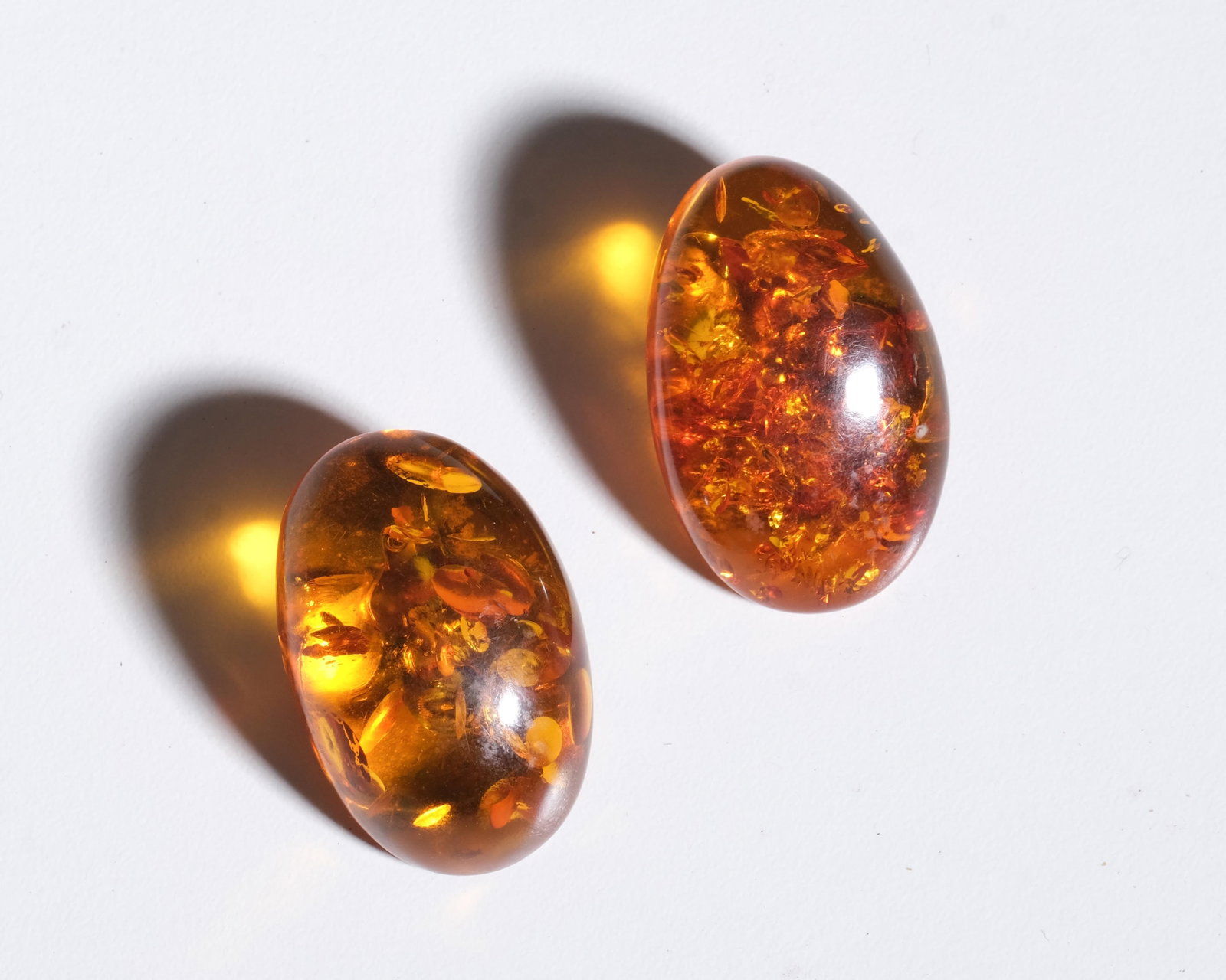 No Reserve- Art Nouveau Baltic Amber Sterling Silver Artisan Pendant and Earrings Set circa 1920 - 6