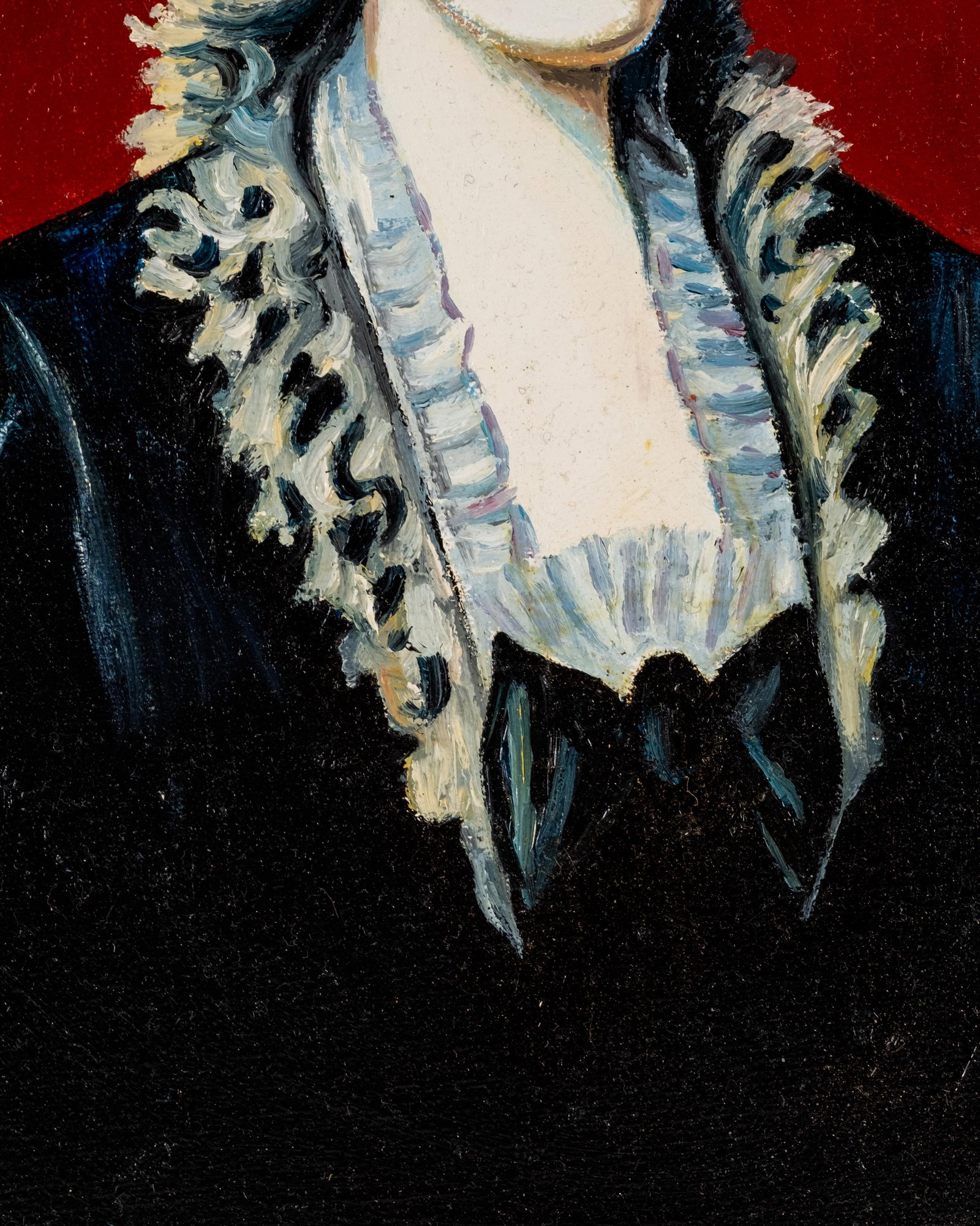 No Reserve- Marina Sloutchanko (Attrib), France, 20th Century, Oil Painting ‘Portrait of a - 5