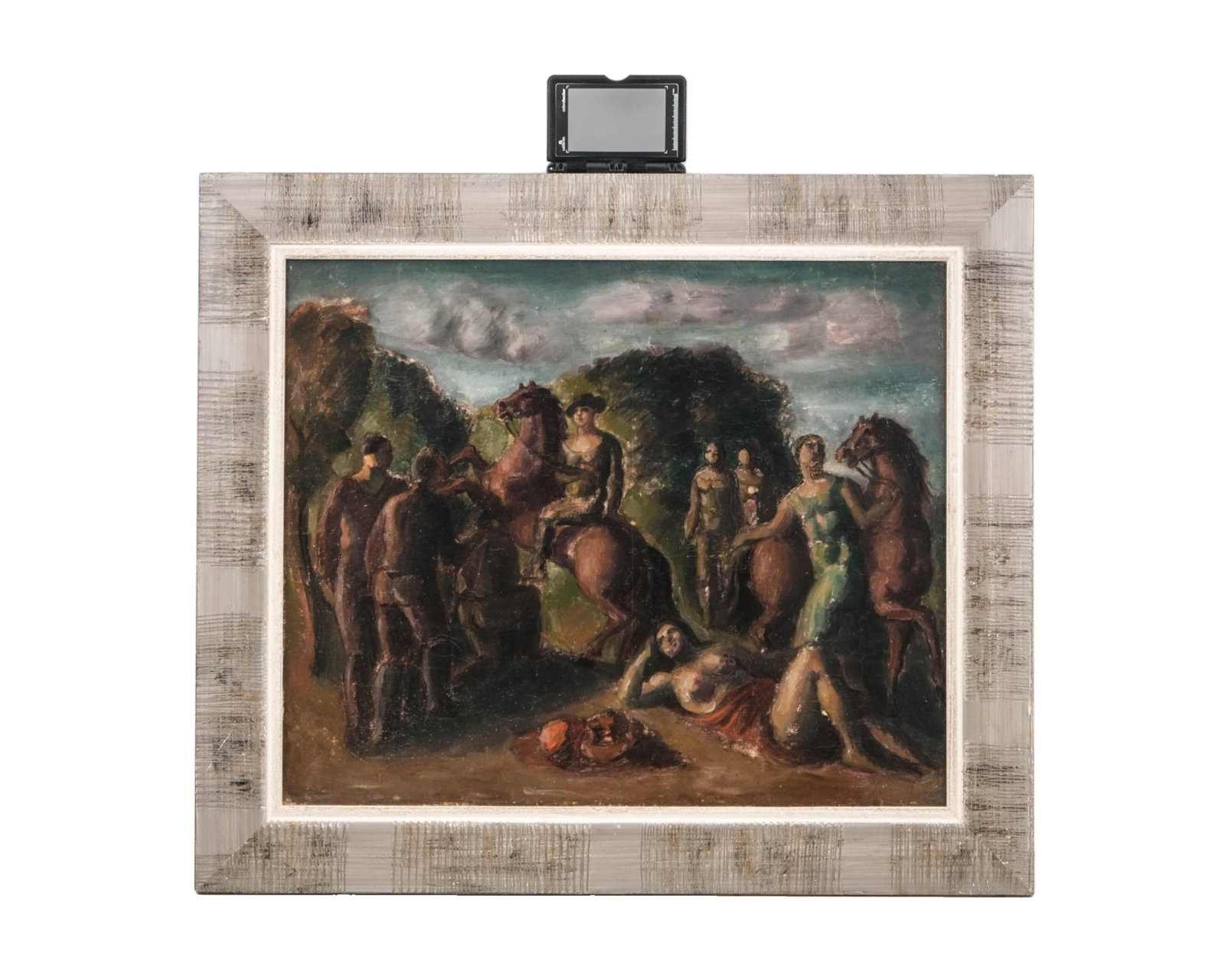 No Reserve- Léon Ernest Drivier, French Oil on Canvas Painting, Signed - 11