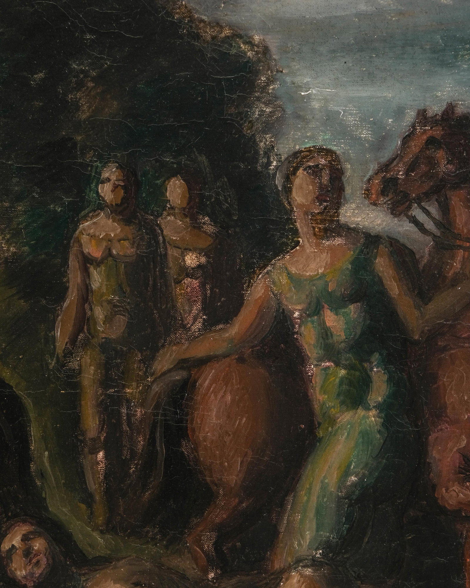 No Reserve- Léon Ernest Drivier, French Oil on Canvas Painting, Signed - 7