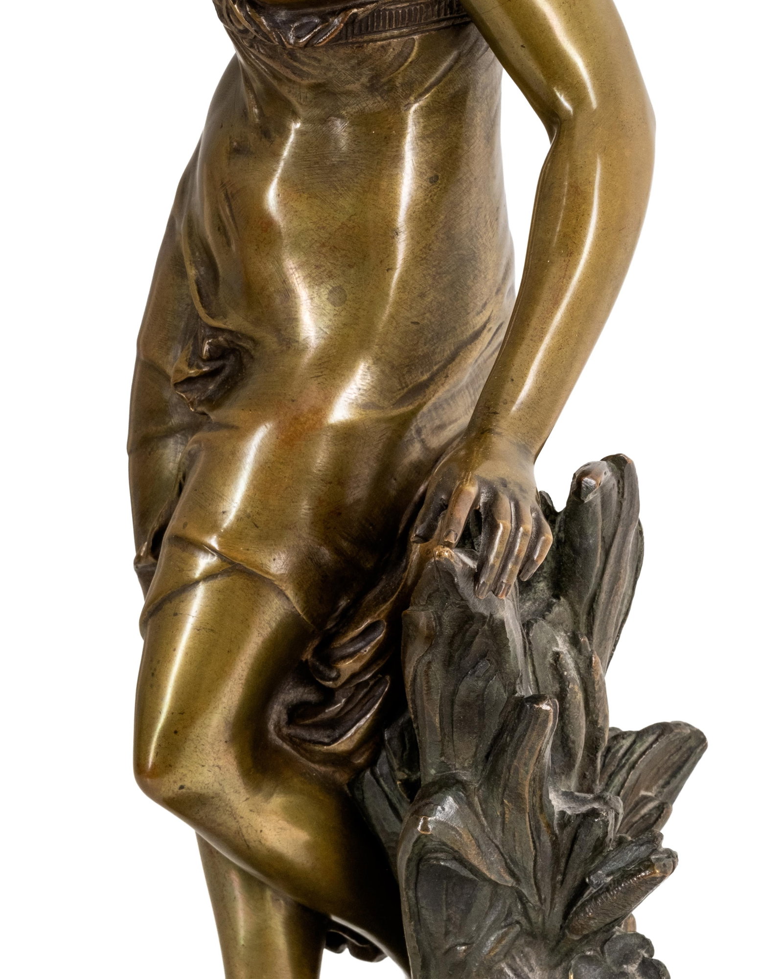 No Reserve- Auguste Moreau, 19" Signed Antique Bronze Sculpture 19th century - 5