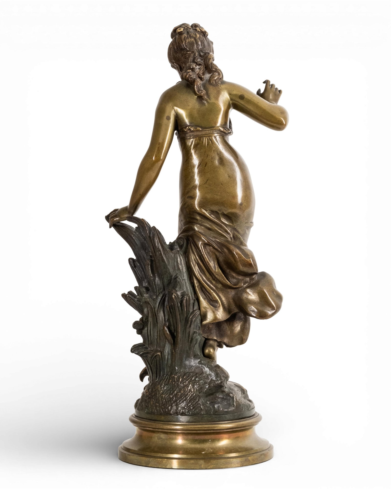 No Reserve- Auguste Moreau, 19" Signed Antique Bronze Sculpture 19th century - 8