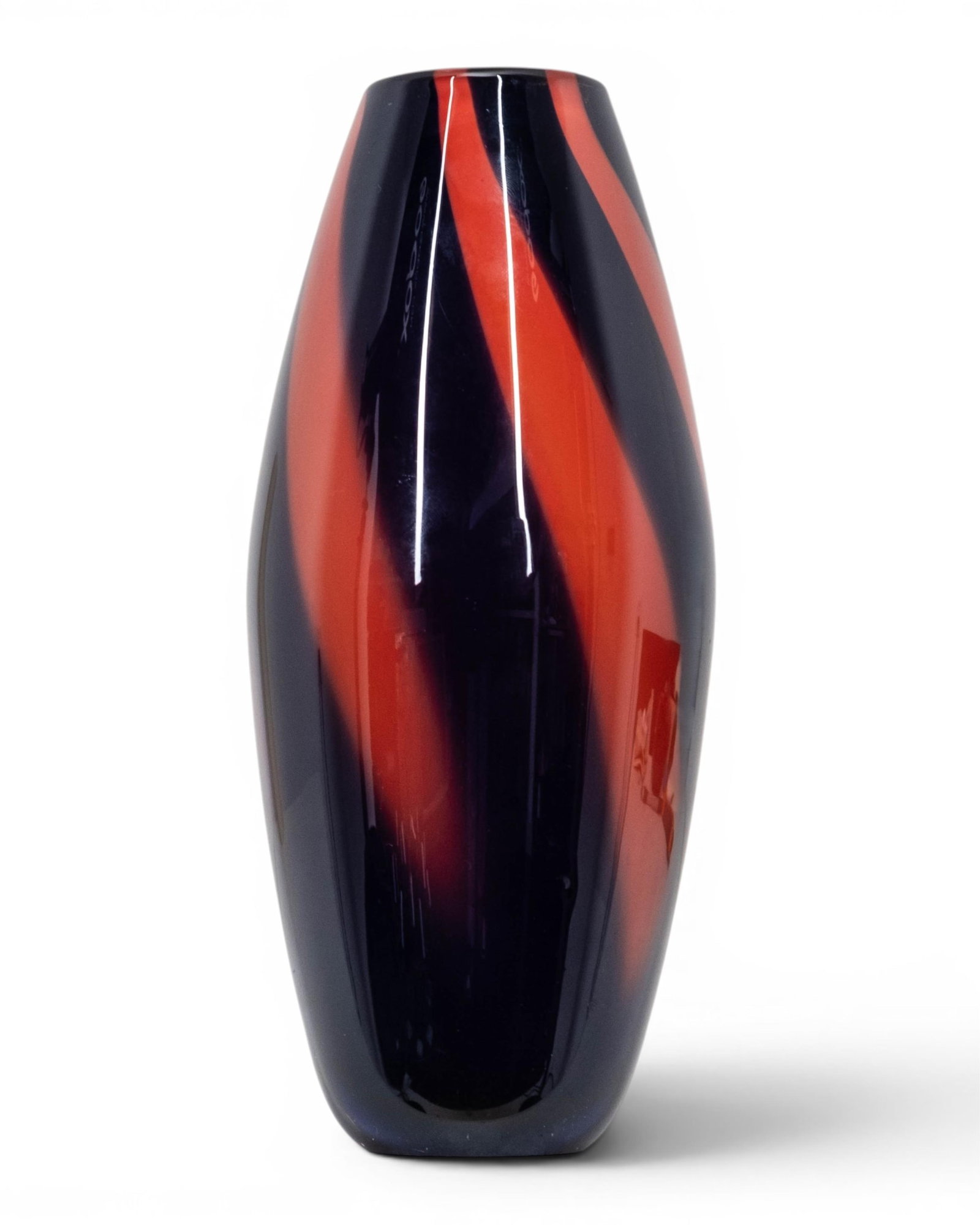 No Reserve- Murano Italy Hand Blown Art Glass Vase Vintage Mid Century - 2