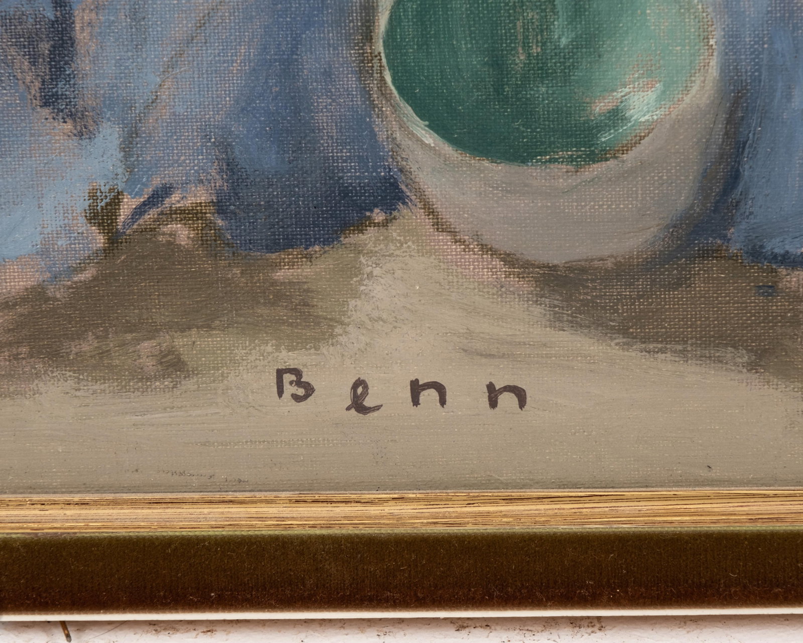 No Reserve- Benn (Bencion Rabinowicz), Signed Oil on Canvas Board Painting, 1974 - 4