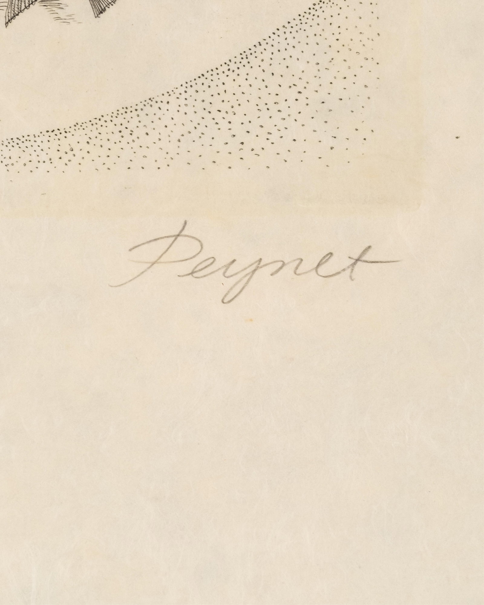 No Reserve- Raymond Peynet Signed Surrealist Etching on Japanese Paper “Le Bélier - 4