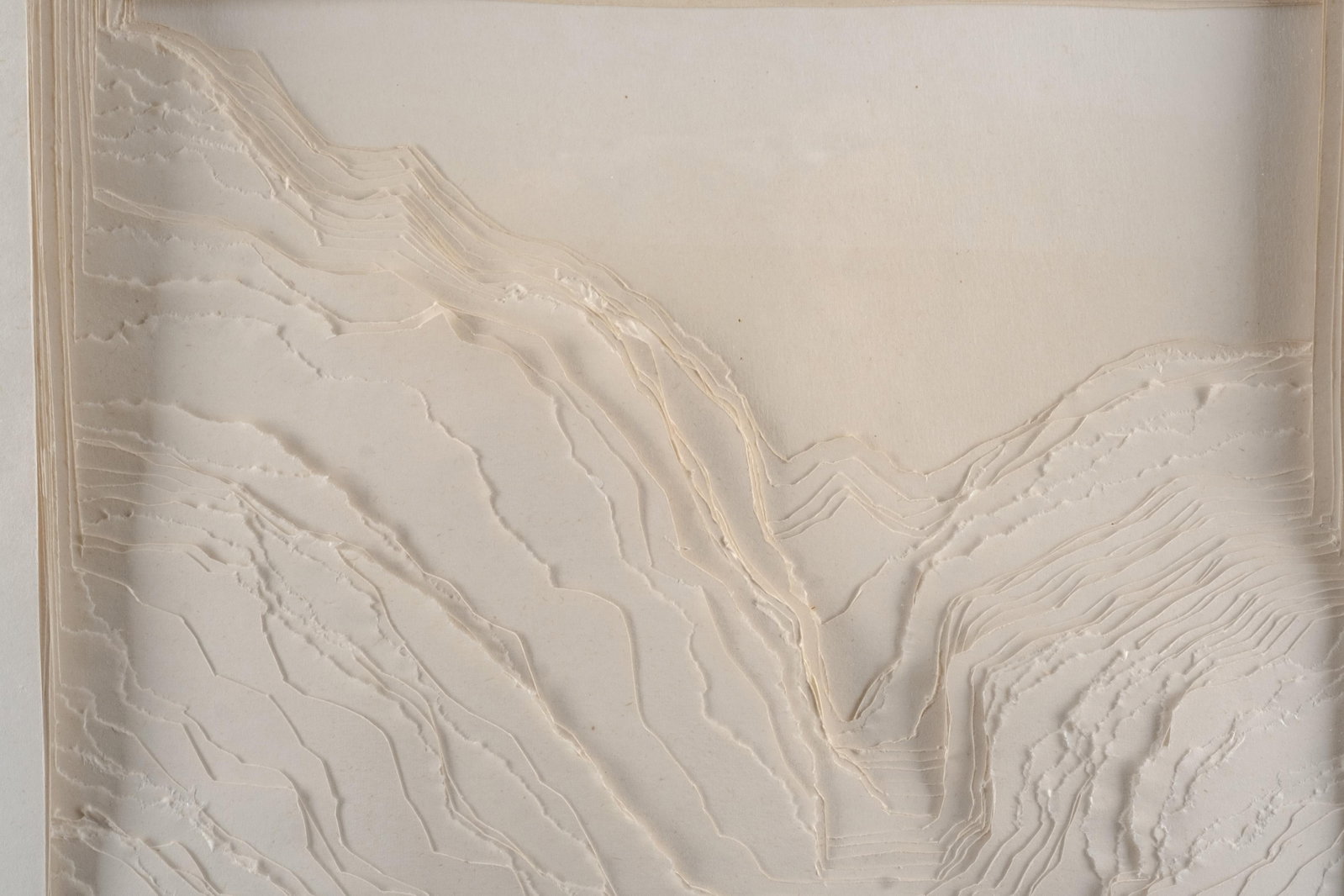 No Reserve- KES 1986 Layered Paper Relief Abstract Sculpture, 1986 - 6