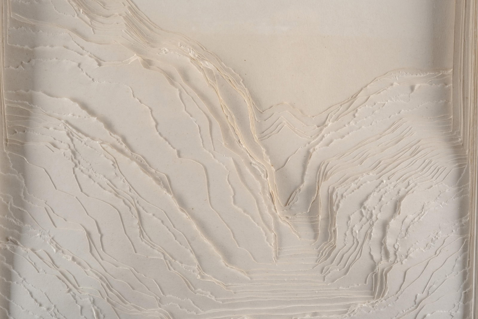 No Reserve- KES 1986 Layered Paper Relief Abstract Sculpture, 1986 - 7