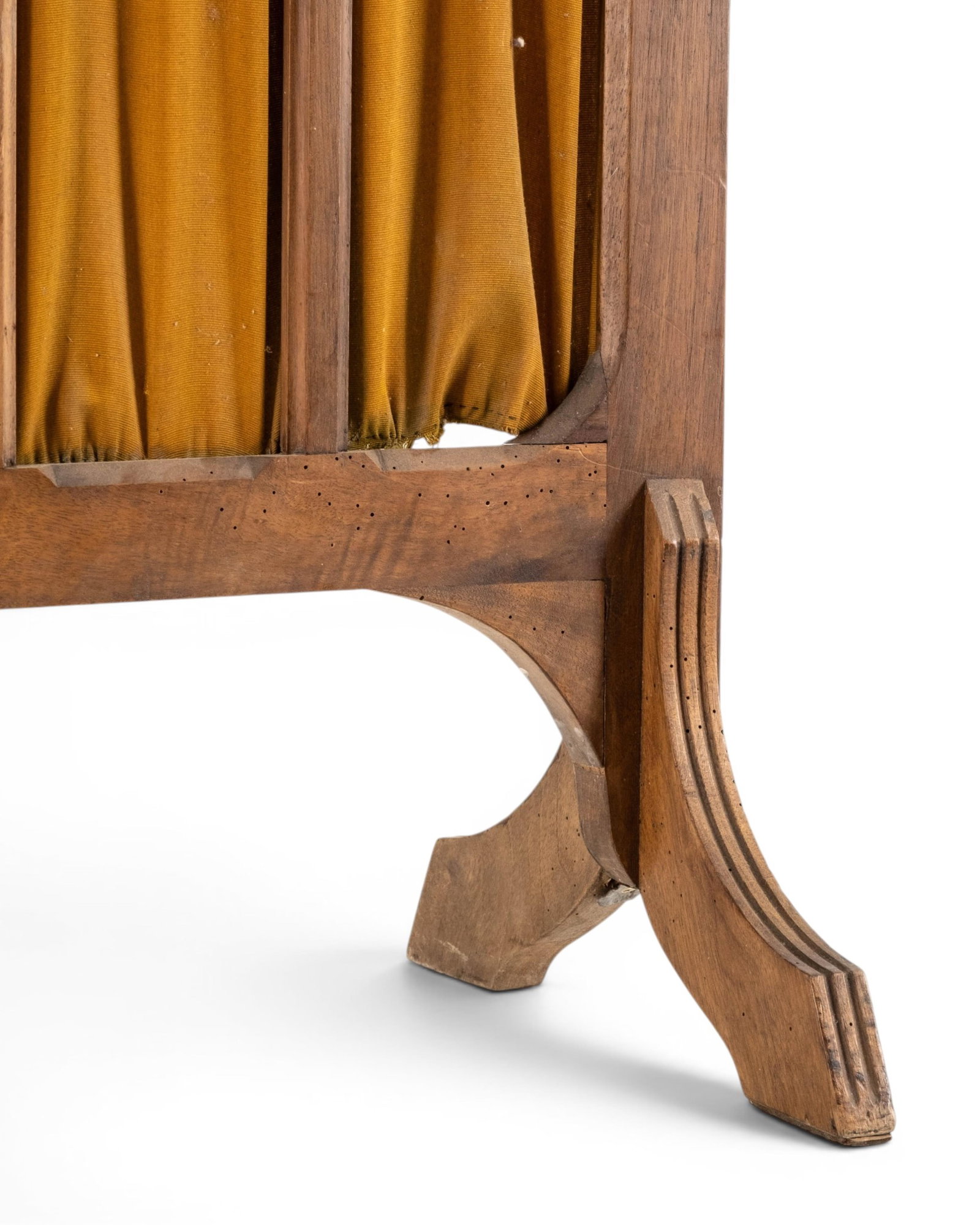 No Reserve- Majorelle Style Fireplace Screen French Art Nouveau Carved Wood, Circa 1902 - 5