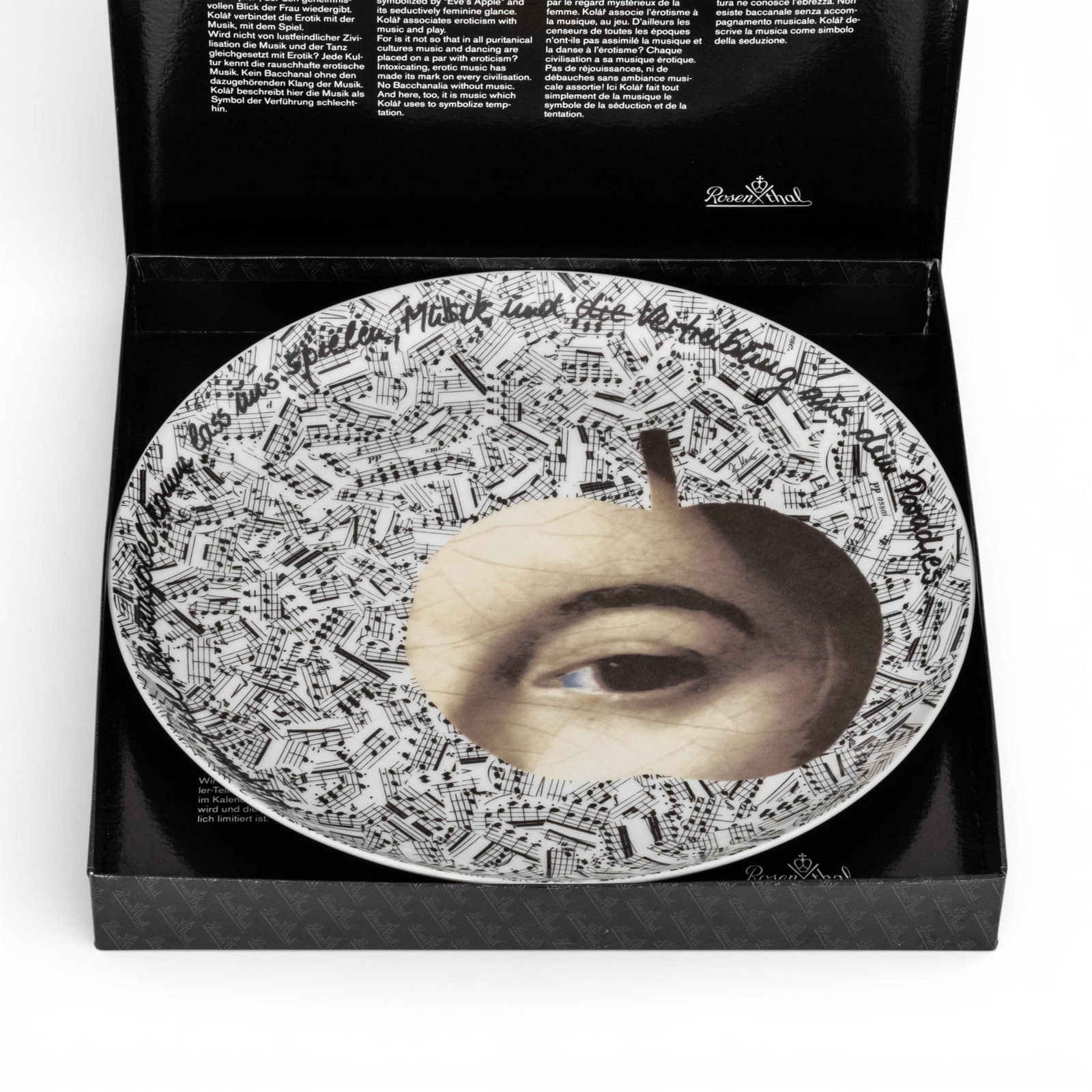 No Reserve- Rosenthal Artist Edition 5 Display Plates, original boxes, signed - 2