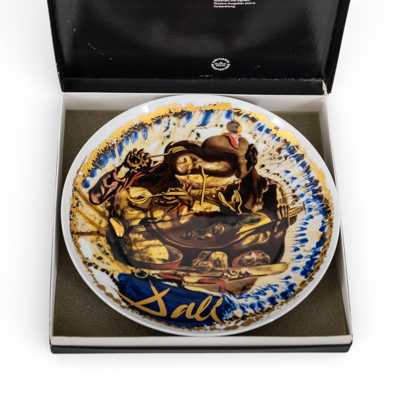 No Reserve- Five Rosenthal Signed Artist Edition Display Plates: Salvador Dali, Ernst Fuchs, O.H. - 5