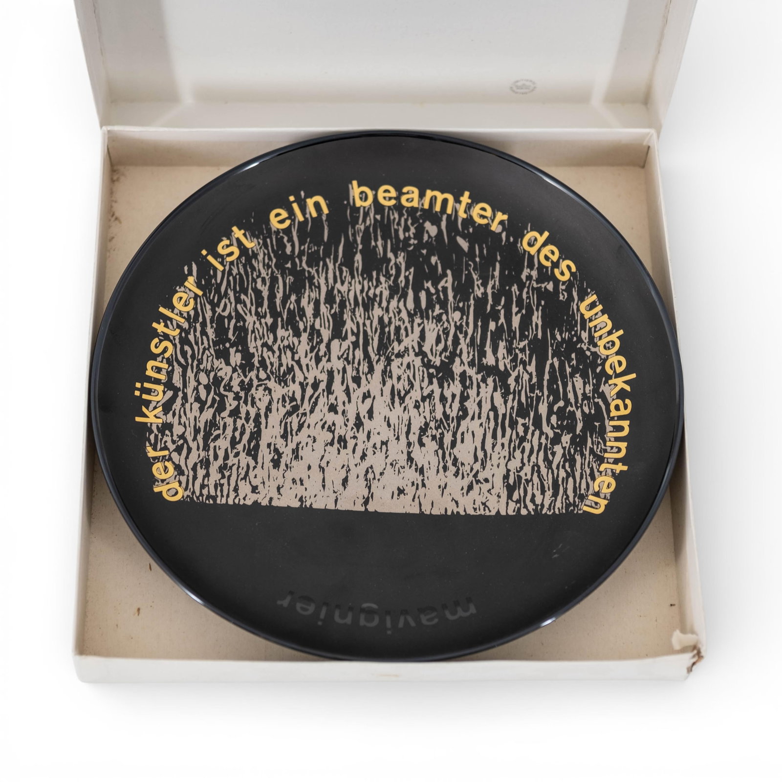 No Reserve- Five Rosenthal Signed Artist Edition Display Plates: Pucci, Mavignier, Rabuzin & Alt - 5