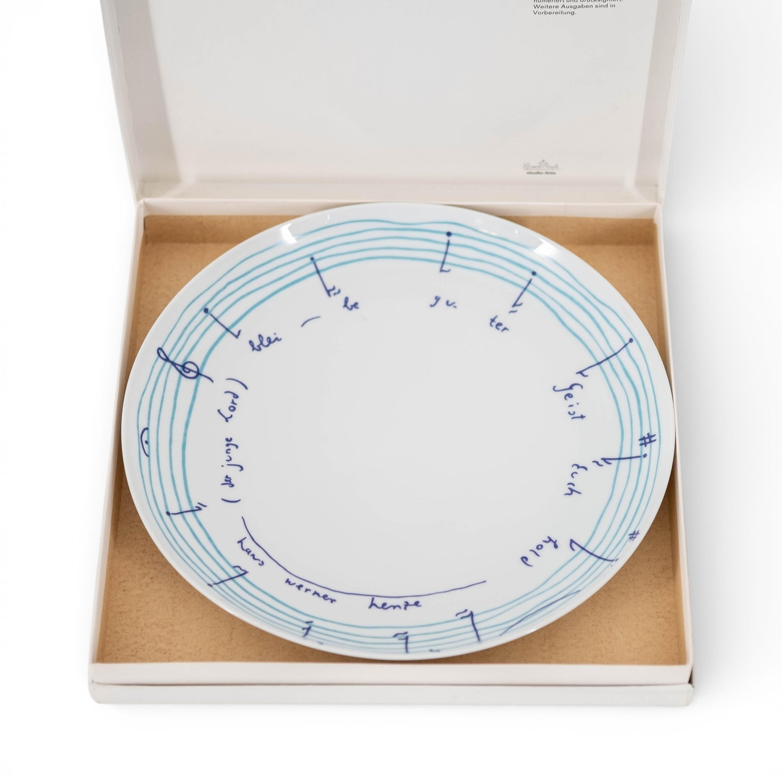 No Reserve- Five Rosenthal Signed Artist Edition Display Plates: Pucci, Mavignier, Rabuzin & Alt - 7