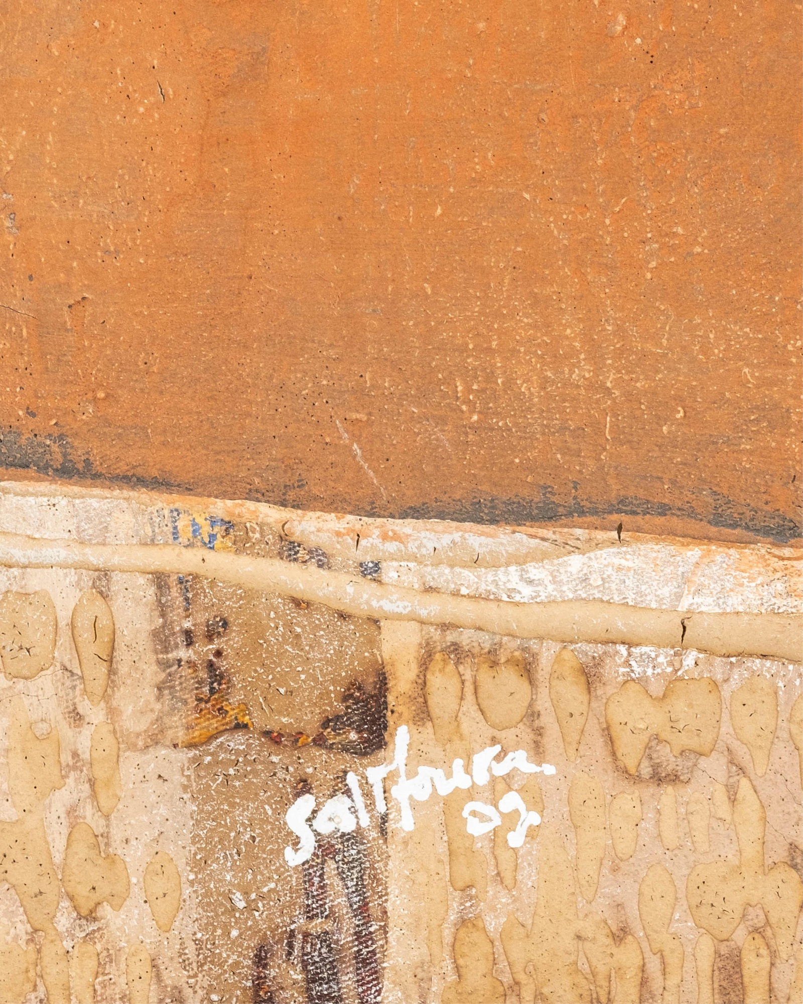 No Reserve- Salifoura Contemporary Abstract Oil Painting, 2009, Signed - 2