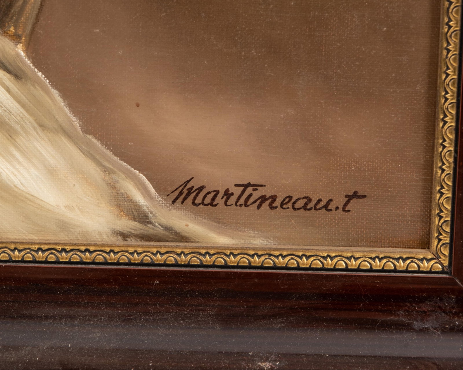 No Reserve- Martineaut Signed "The Giant Condor" French Oil on Canvas Painting, 20th Century - 4