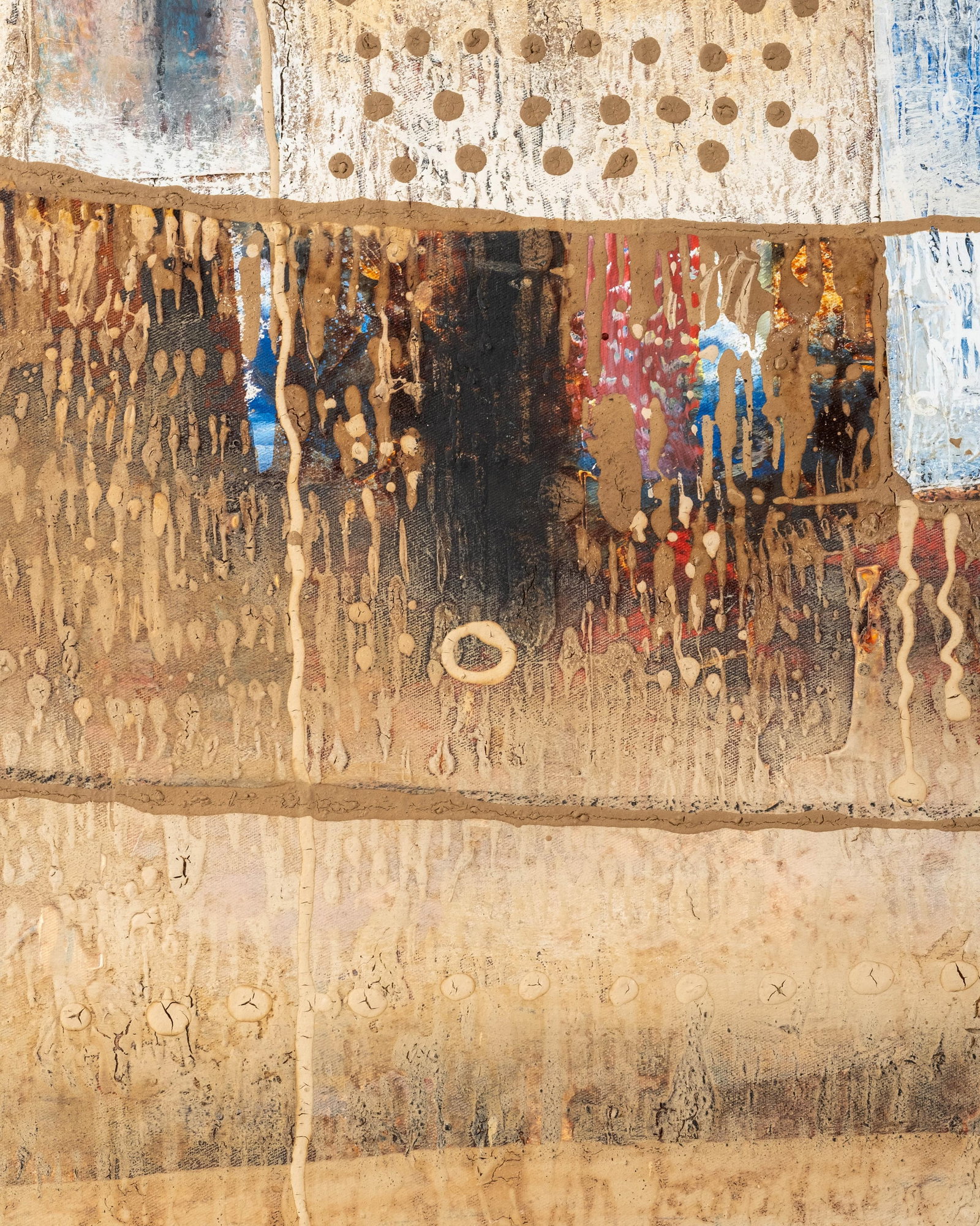 No Reserve- Salifoura Contemporary Abstract Oil Painting, 2009, Signed - 8