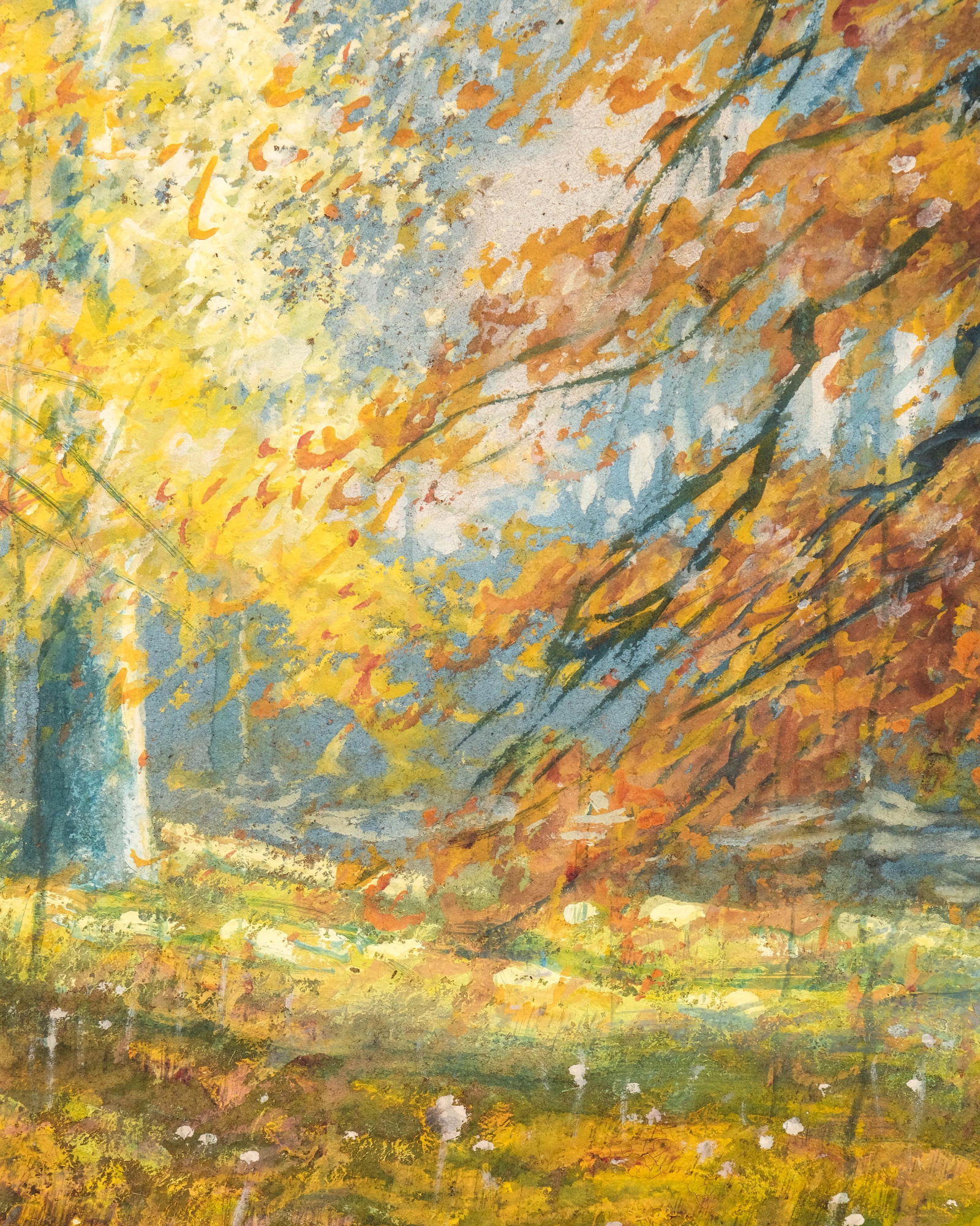 No Reserve- William A. Eyden, American, Oil & Gouache Painting, Signed - 7