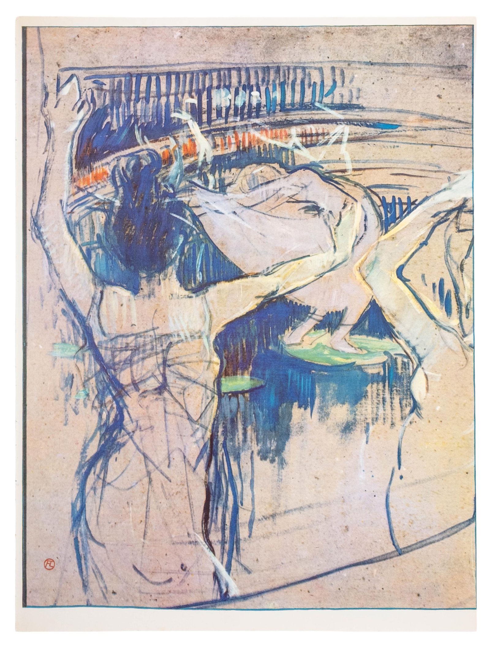 No Reserve- After Henri De Toulouse-Lautrec The Ballet Papa Chrysanthème Color Heliogravure - 3
