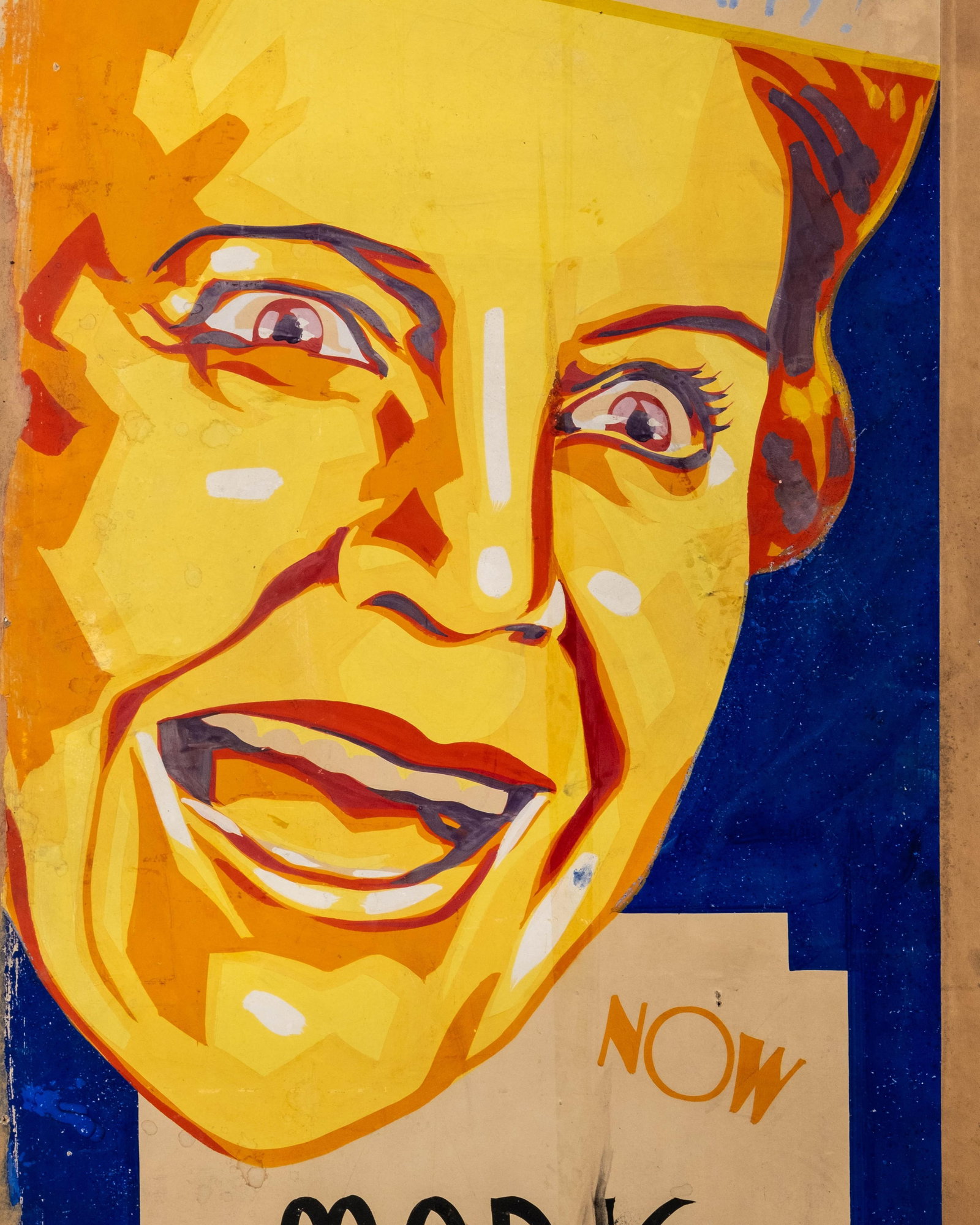 No Reserve- 1932 MGM “Emma" Hand-Painted Movie Poster, Gouache on Board Painting - 4