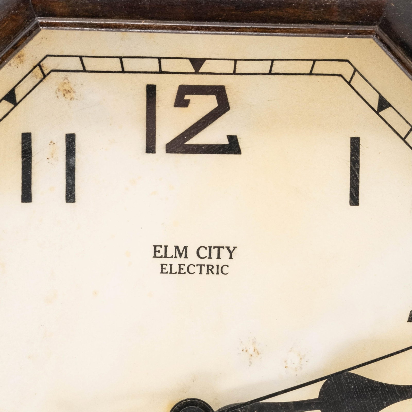 No Reserve- New Haven Elm City Electric Art Deco Wall Clock - 3