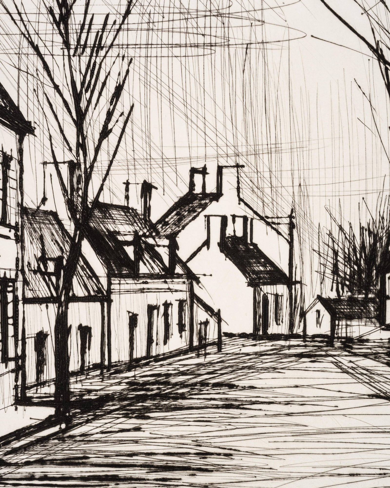 No Reserve- Bernard Buffet, Pencil Signed Limited Edition Drypoint on Vellum, 1980 - 7