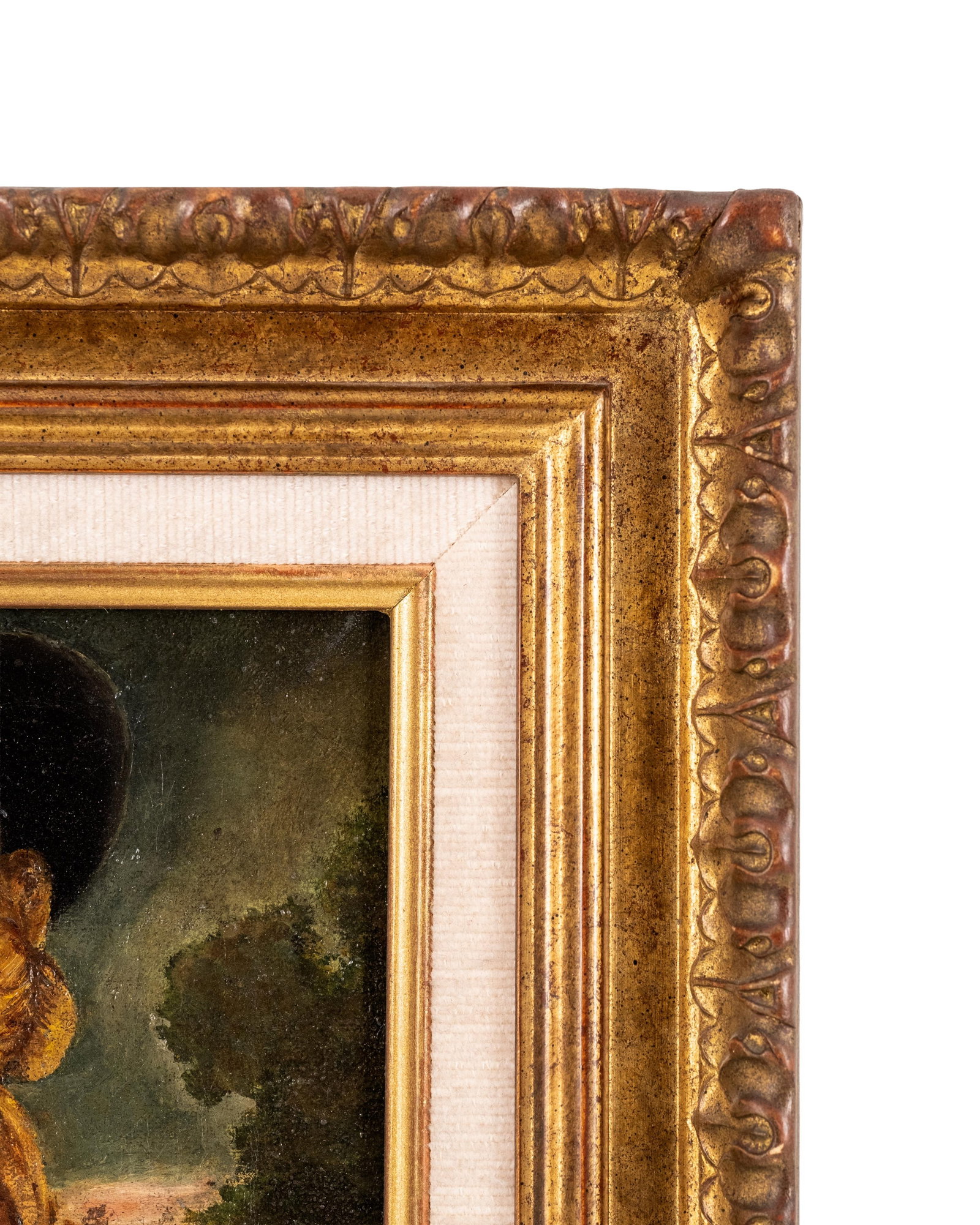 No Reserve- A. Mitchell Signed French 1912 Oil Painting, Portrait of Mme Delfino - 8