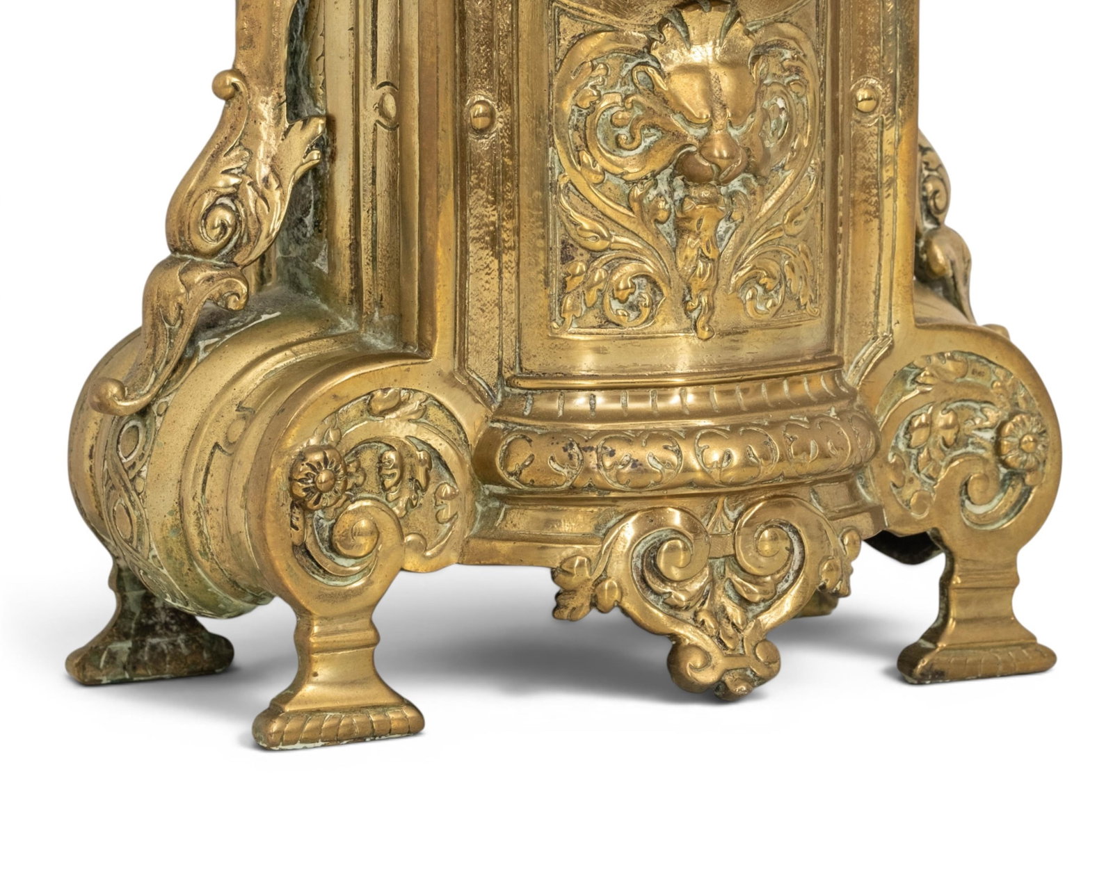 No Reserve- Louis XV Style Jappy Freres 15" Bronze Mantel Clock, Signed Late 19th Century - 5