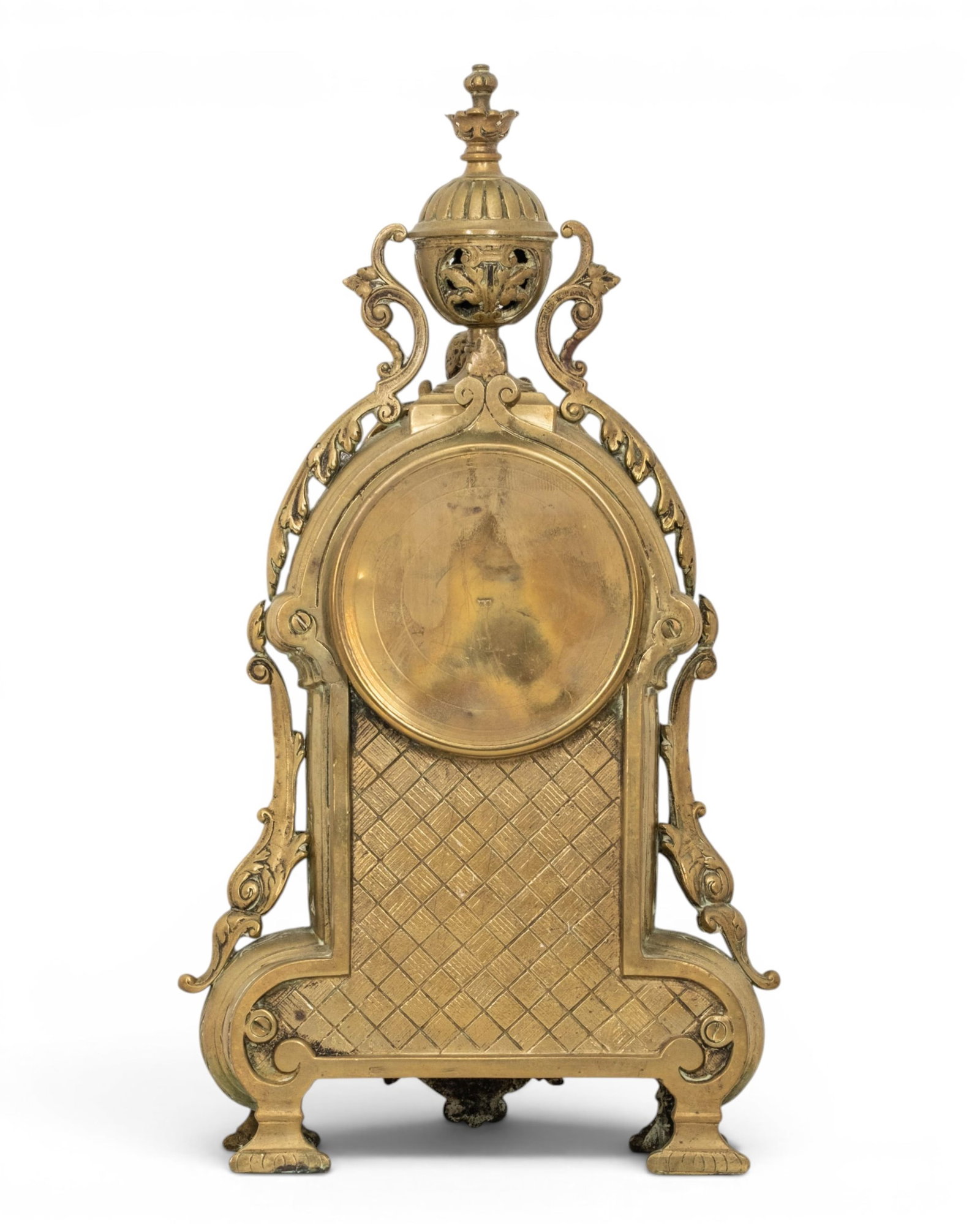 No Reserve- Louis XV Style Jappy Freres 15" Bronze Mantel Clock, Signed Late 19th Century - 7