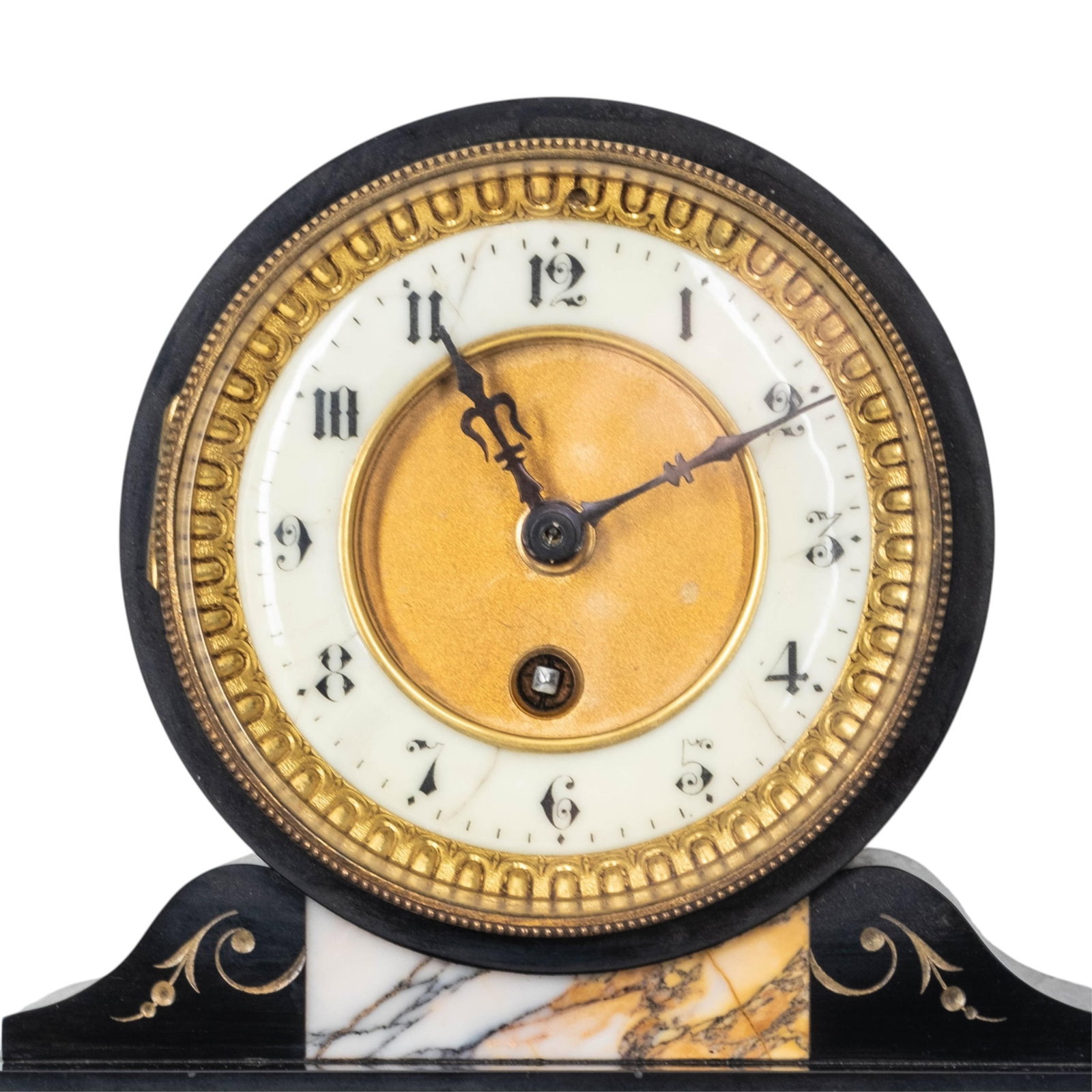 No Reserve- Japy Freres Marble Mantel Clock 3 Piece Garniture Set, 19th Century - 3