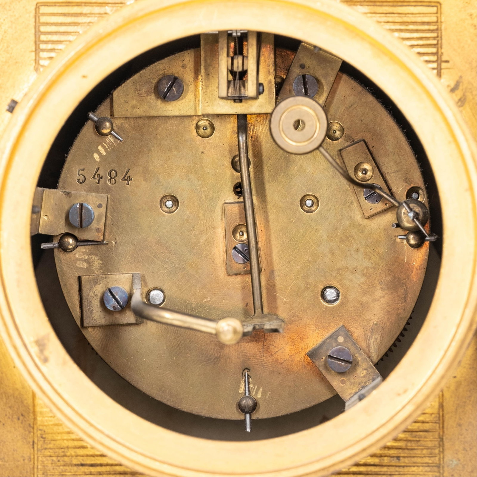 No Reserve- H Houdibine Signed Louis XVI Style Gilt Bronze Mantel Clock with Sevres Porcelain, 19th - 8