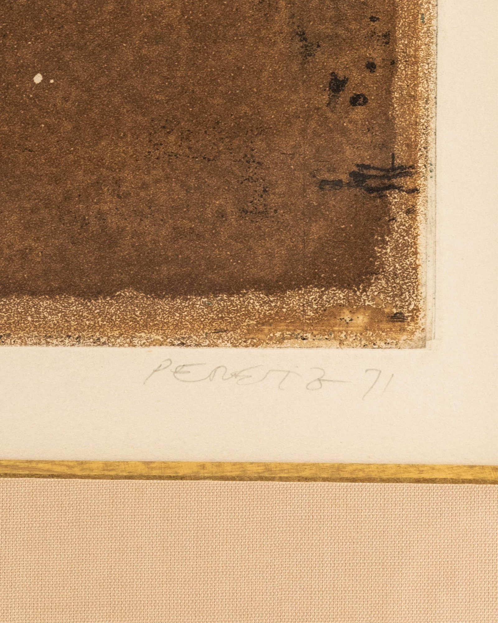 No Reserve- Peret Abstract Artist’s Proof Lithograph, 1971, Signed - 4