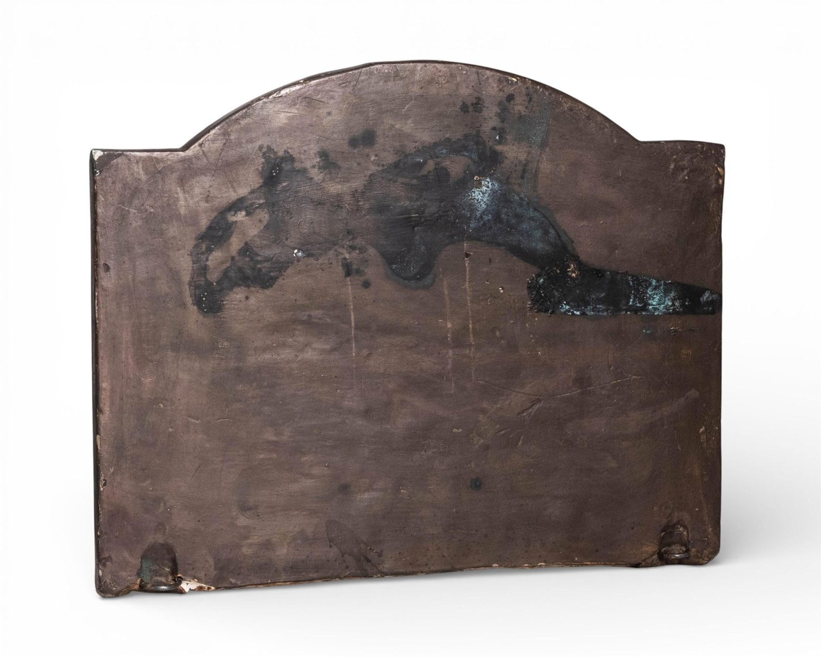 No Reserve- Plaster Wall Shelf with Cherub and Crossed Wings, 20th Century - 8