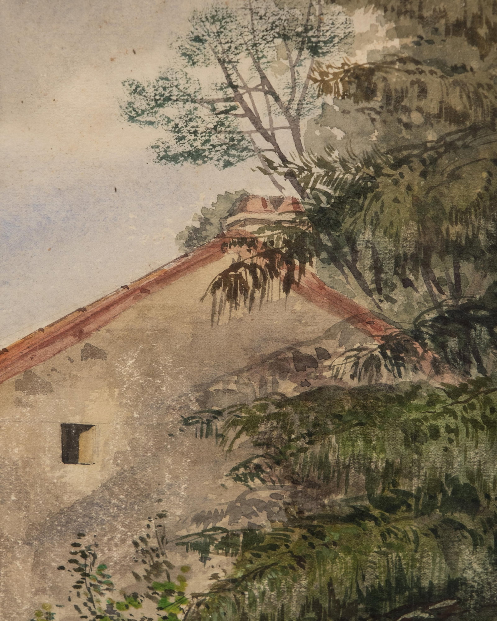 No Reserve- Mystery Artist, Signed 19th Century Watercolor Painting, Dated 1875 - 6