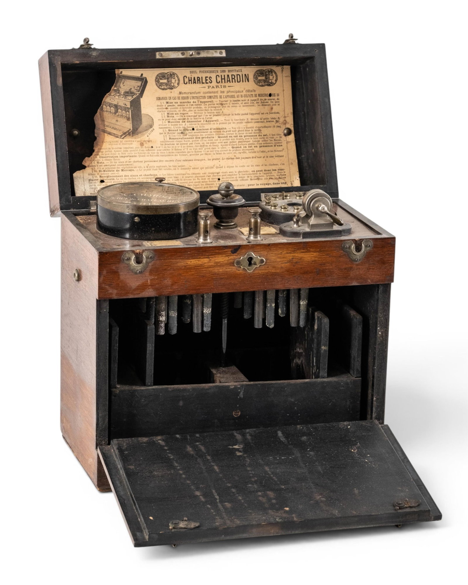 No Reserve- Charles Chardin Paris Antique Medical Electrotherapy Apparatus (1 of 10)