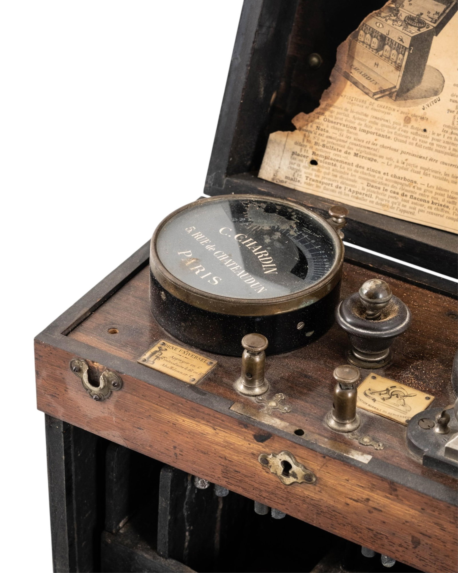 No Reserve- Charles Chardin Paris Antique Medical Electrotherapy Apparatus - 6